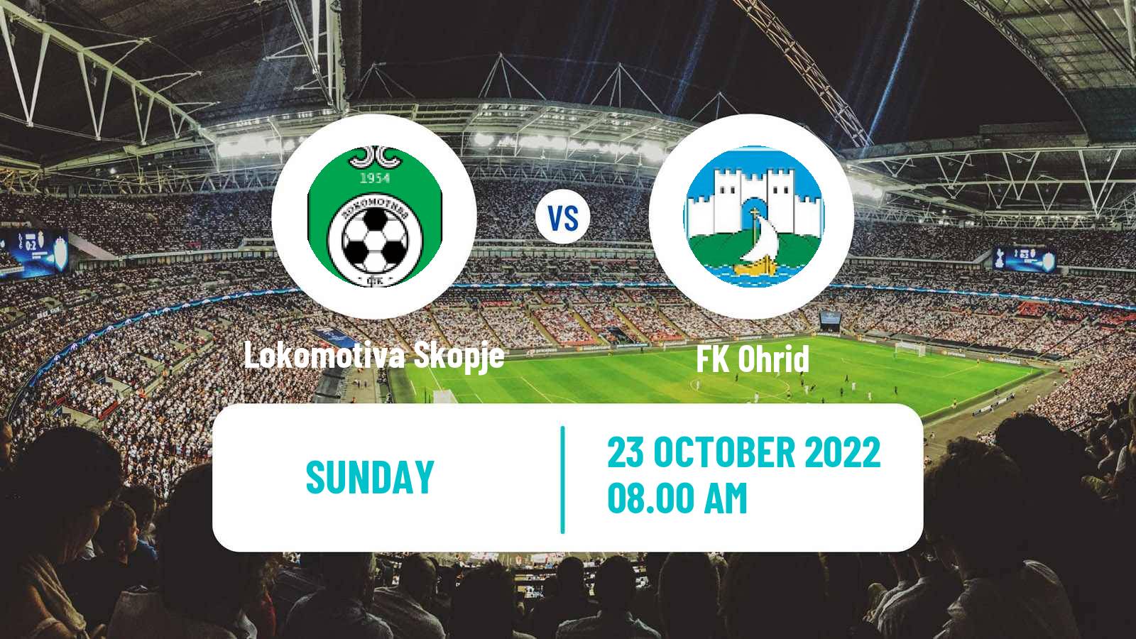 Soccer North Macedonian 2 MFL Lokomotiva Skopje - Ohrid