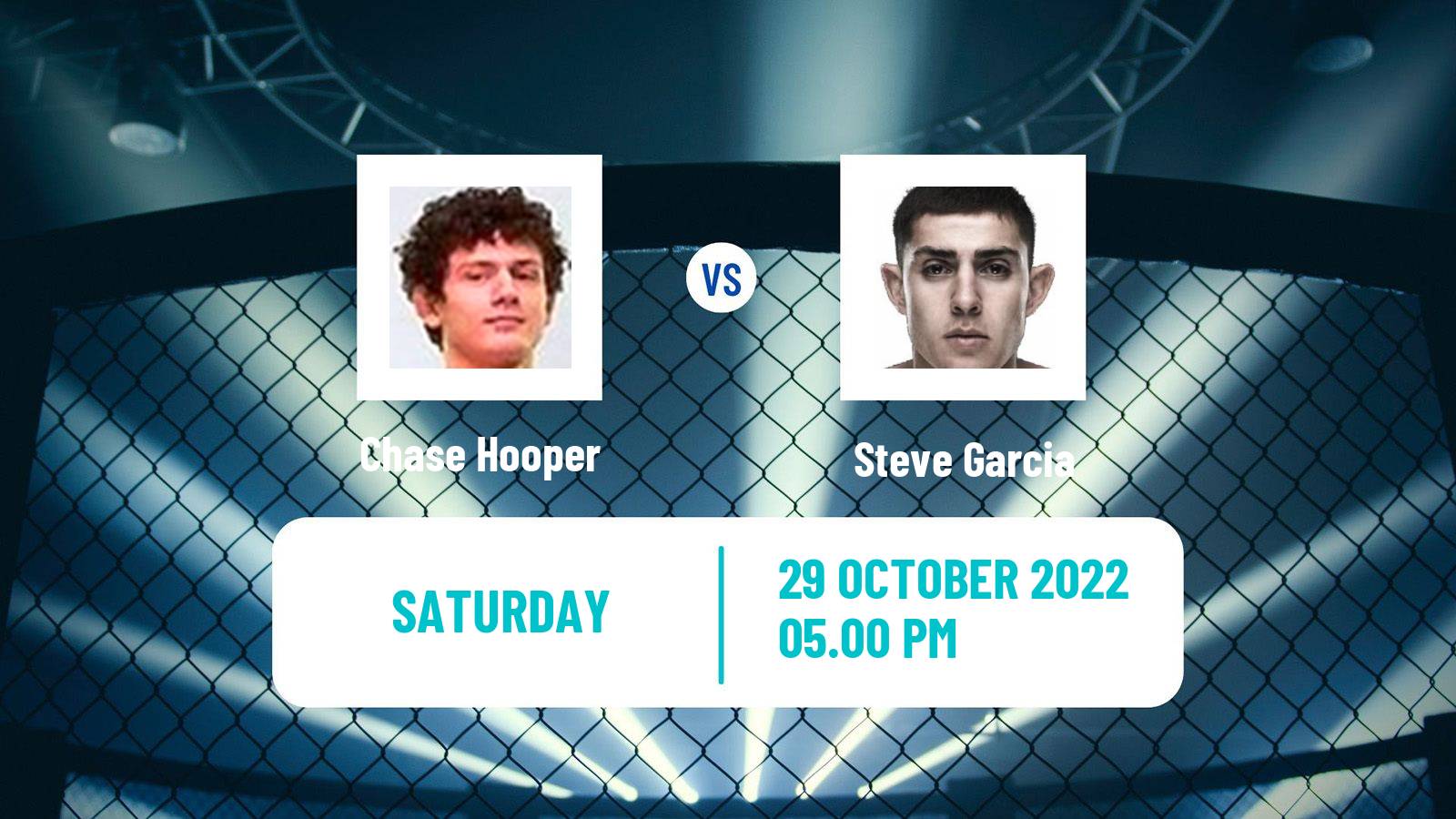 MMA MMA Chase Hooper - Steve Garcia
