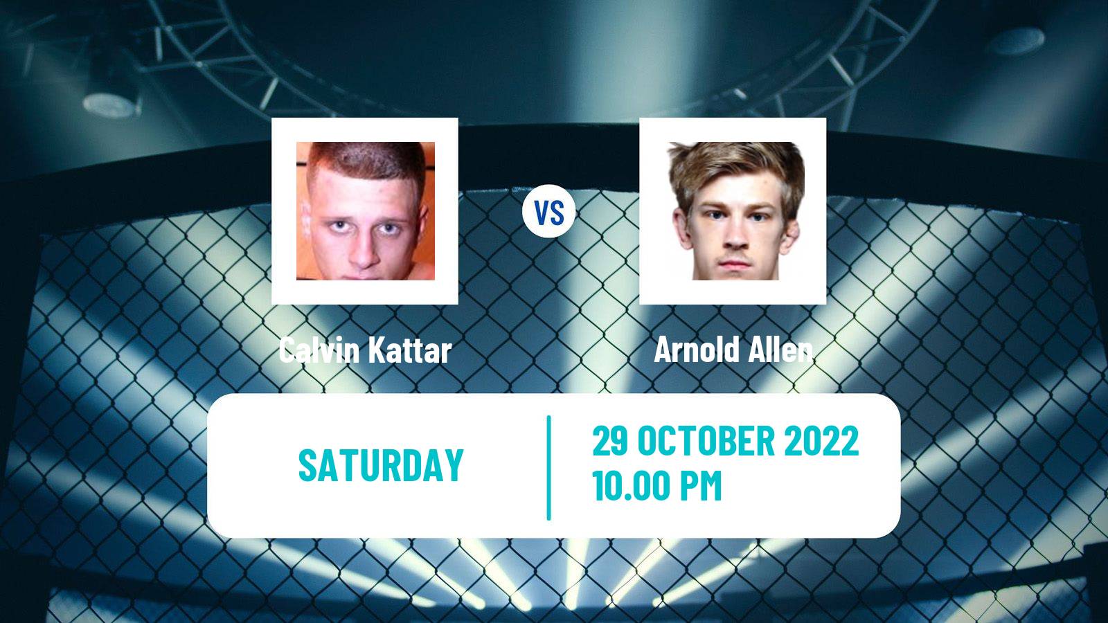 MMA MMA Calvin Kattar - Arnold Allen