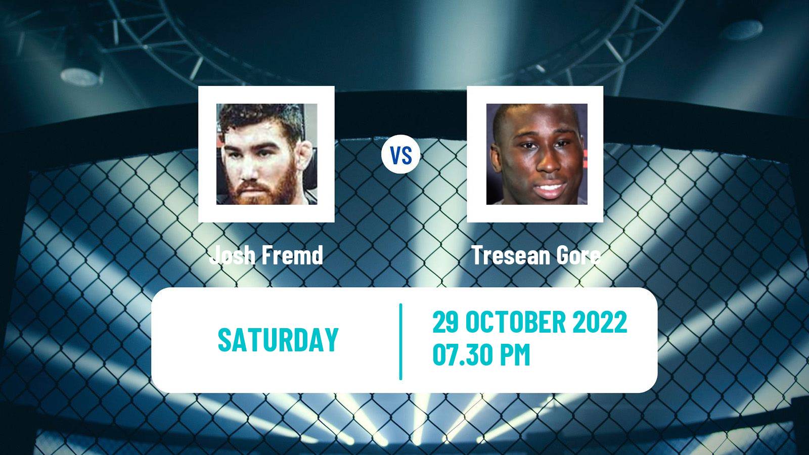 MMA MMA Josh Fremd - Tresean Gore