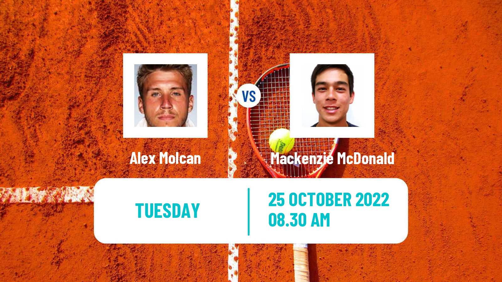 Tennis ATP Basel Alex Molcan - Mackenzie McDonald