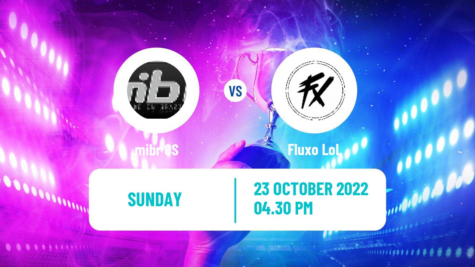 Esports eSports mibr - Fluxo