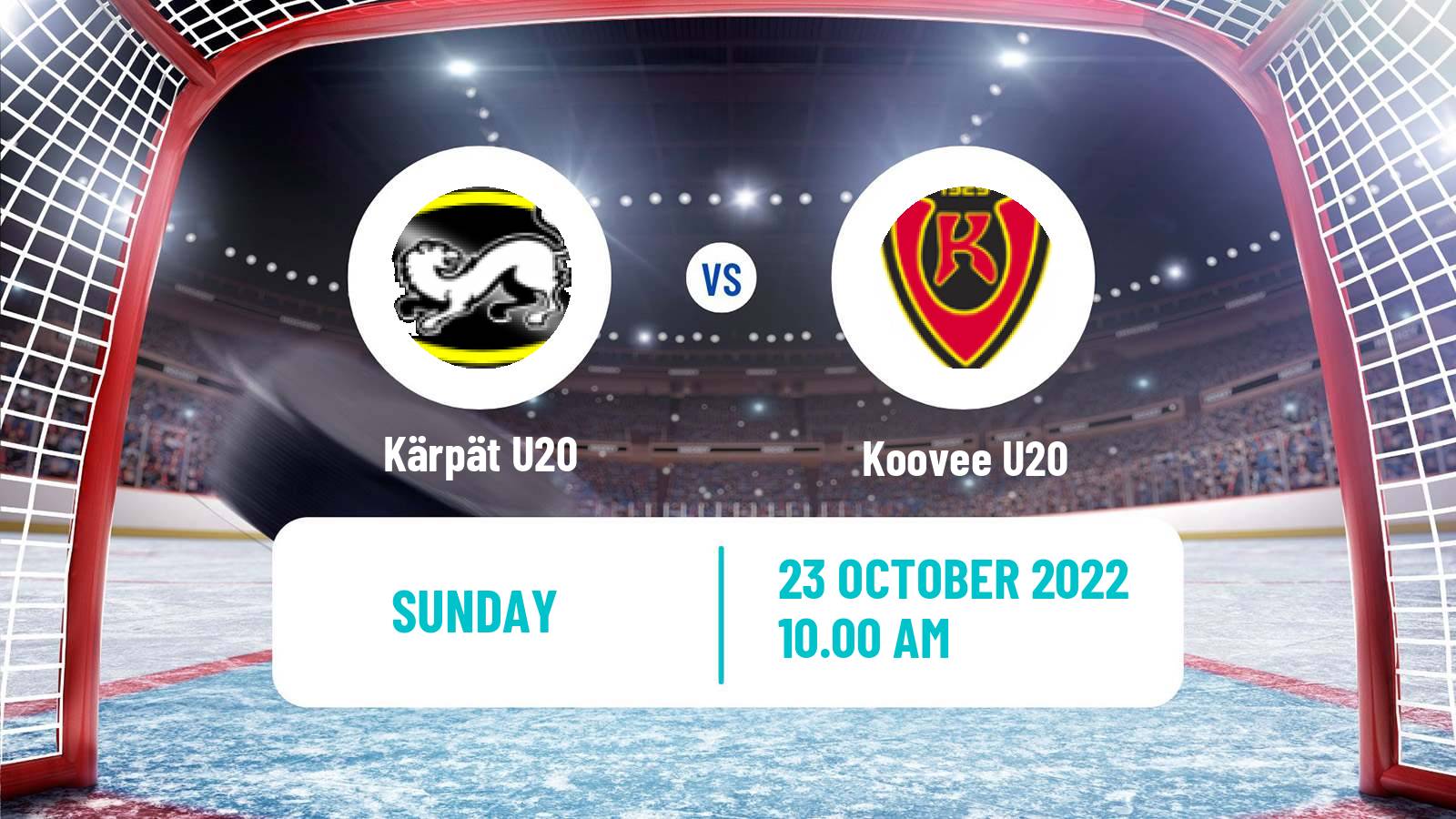 Hockey Finnish SM-sarja U20 Kärpät U20 - Koovee U20