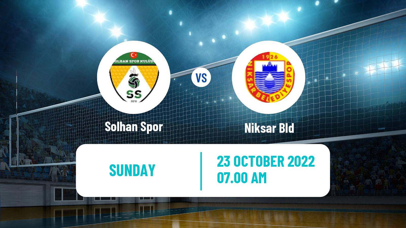 Volleyball Turkish 1 Ligi Volleyball Solhan Spor - Niksar Bld