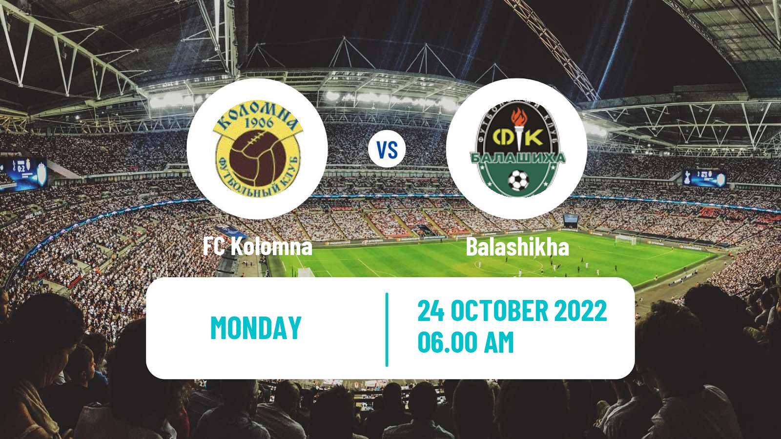 Soccer Russian FNL 2 Group 3 Kolomna - Balashikha