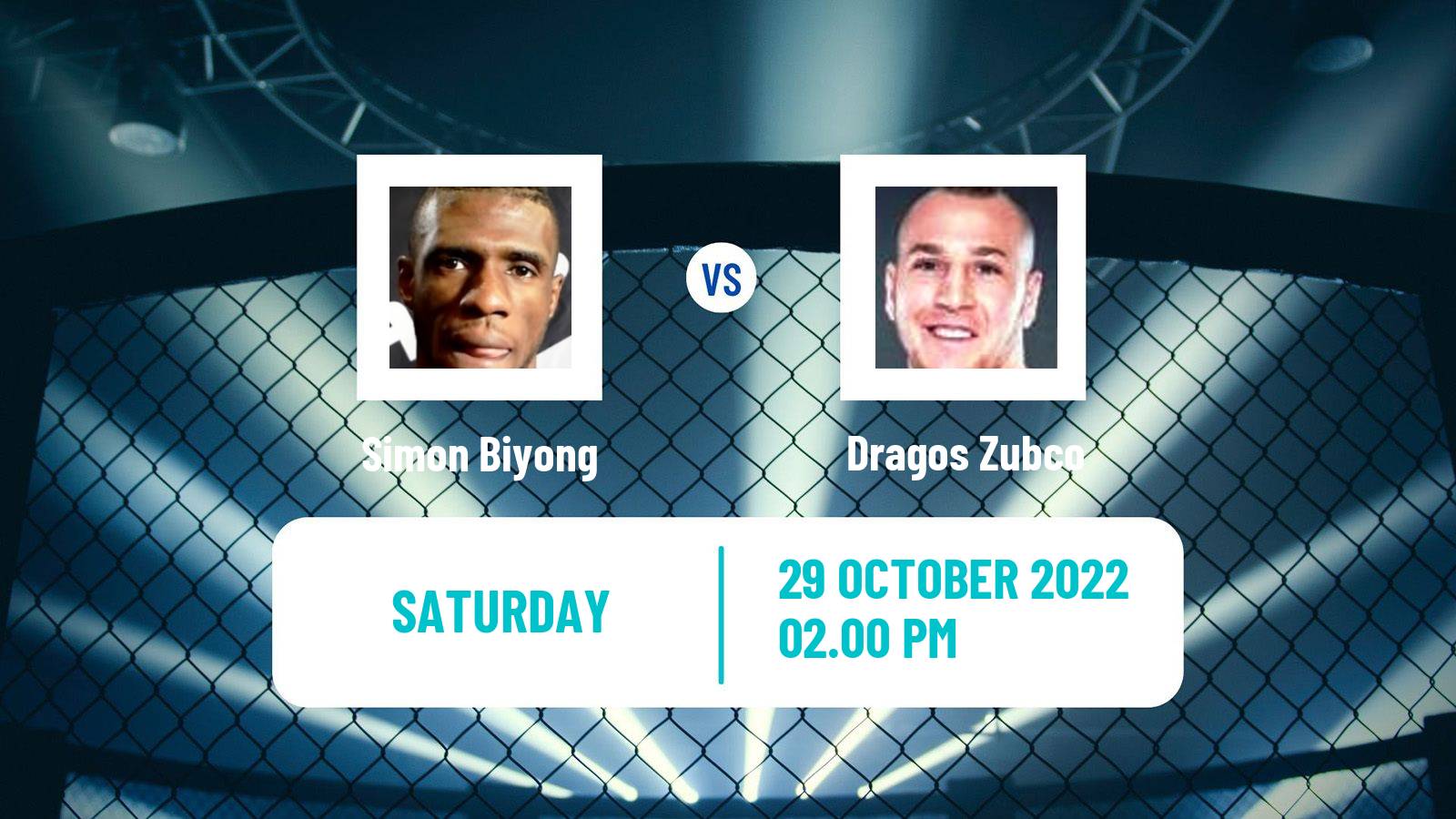 MMA MMA Simon Biyong - Dragos Zubco