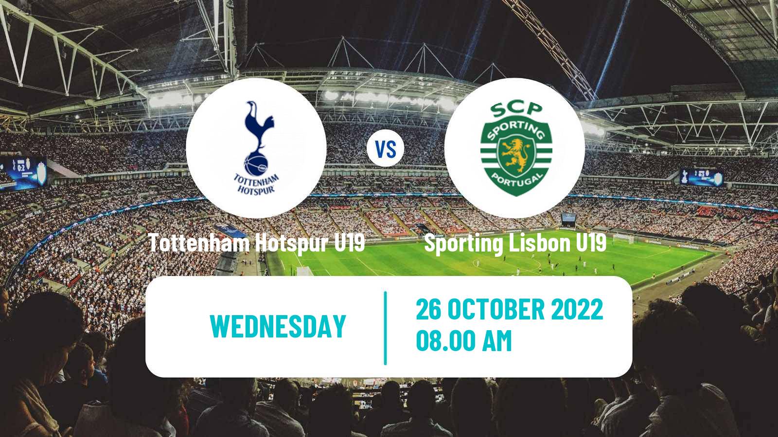 Soccer UEFA Youth League Tottenham Hotspur U19 - Sporting Lisbon U19