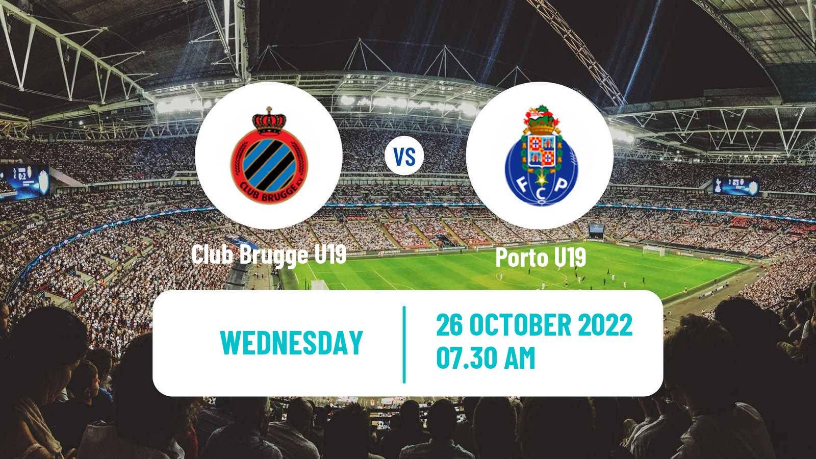 Soccer UEFA Youth League Club Brugge U19 - Porto U19