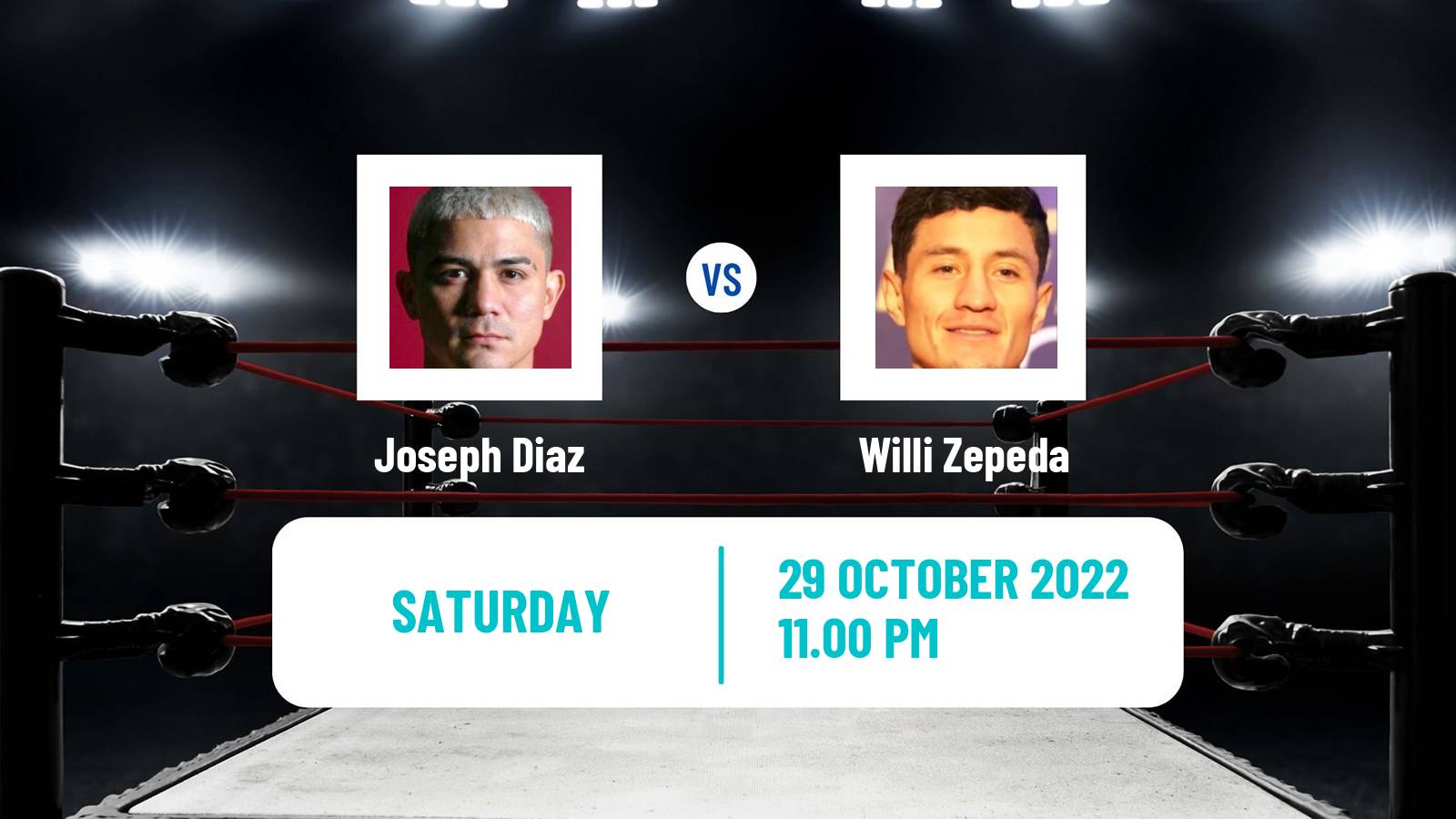 Boxing Boxing Joseph Diaz - Willi Zepeda