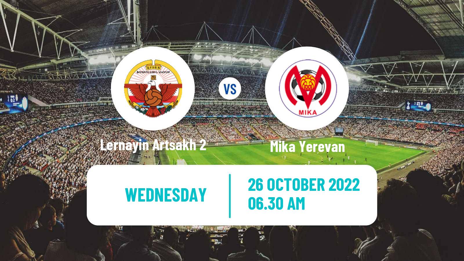 Soccer Armenian First League Lernayin Artsakh 2 - Mika Yerevan
