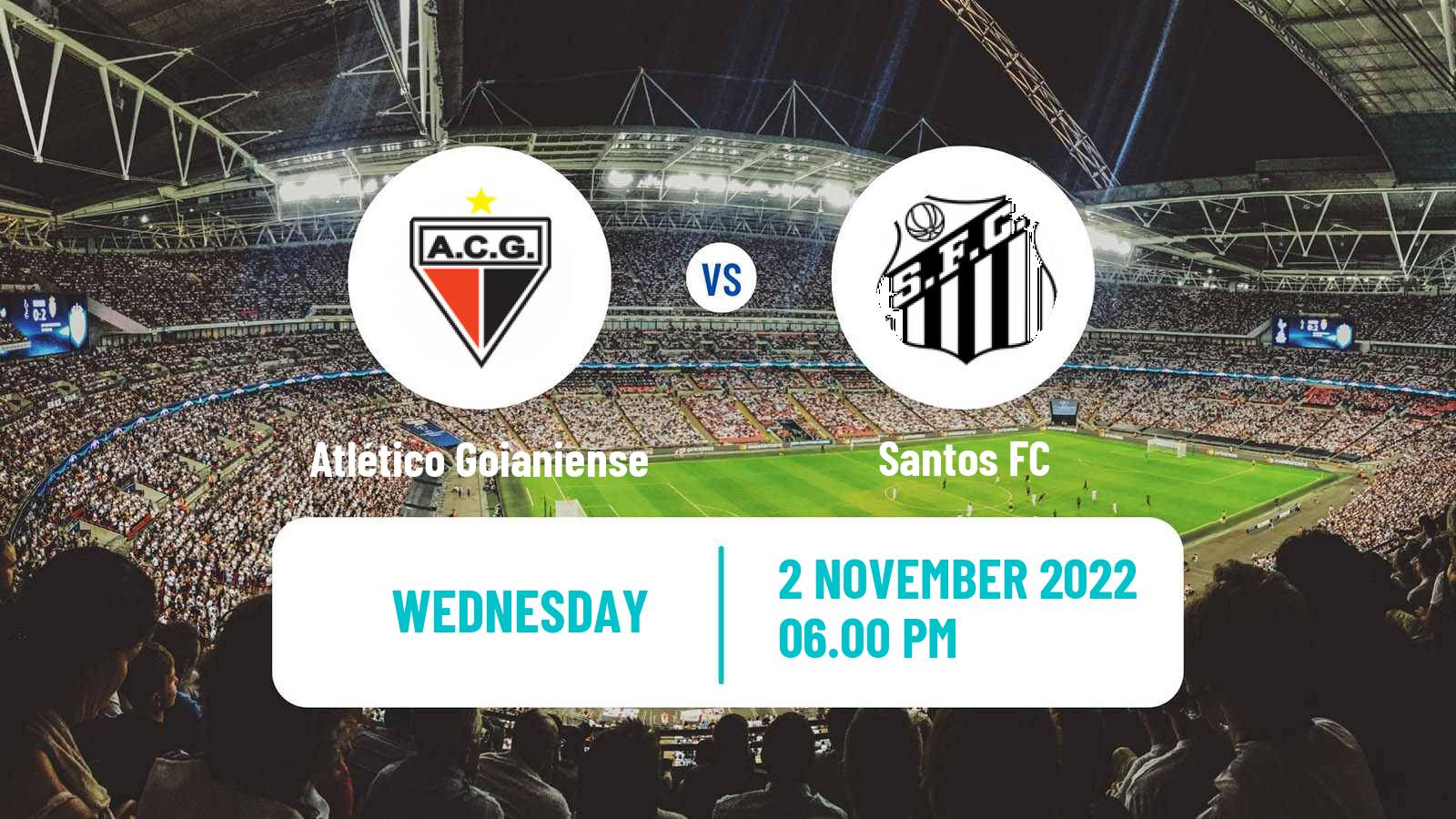 Soccer Brazilian Serie A Atlético Goianiense - Santos
