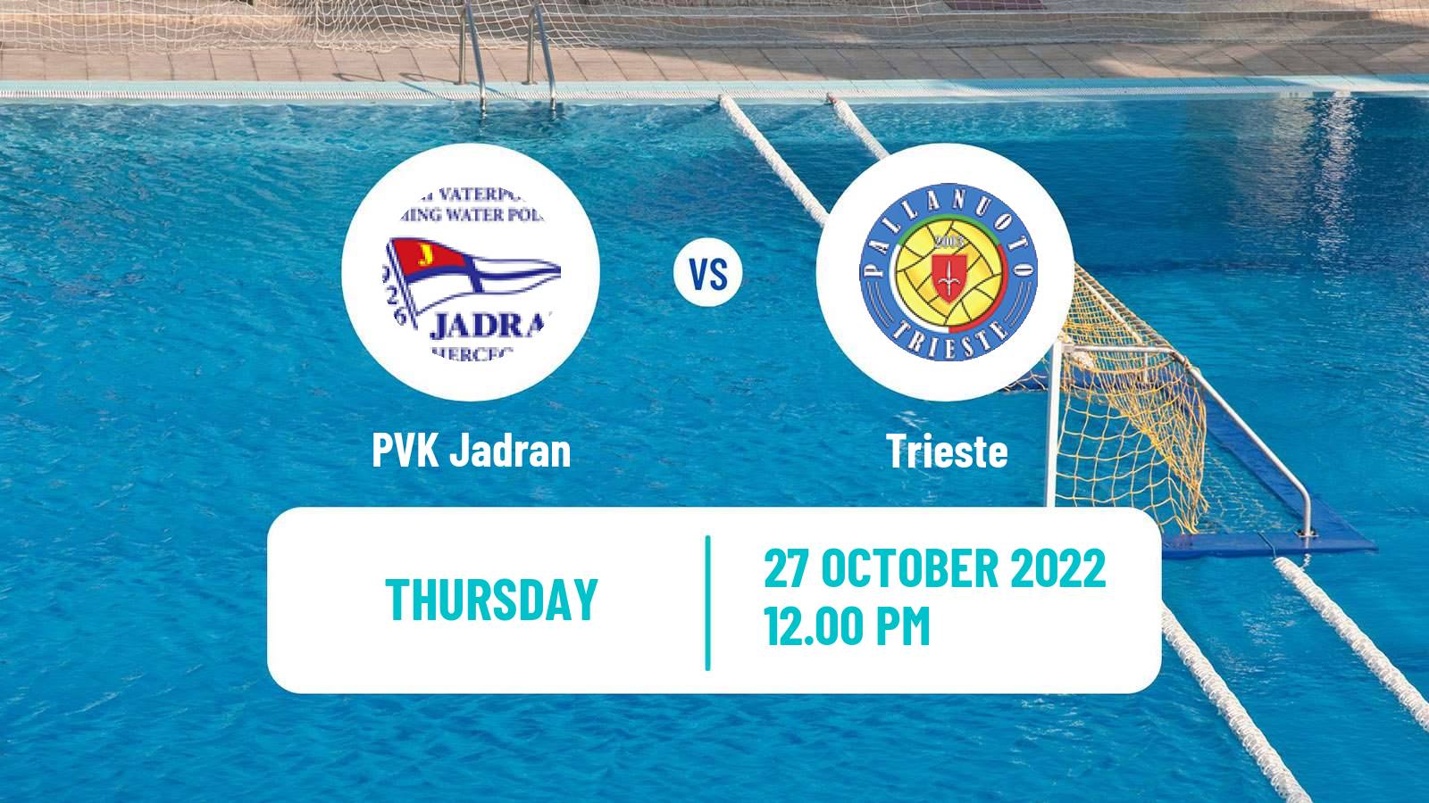 Water polo Euro Cup Water Polo PVK Jadran - Trieste