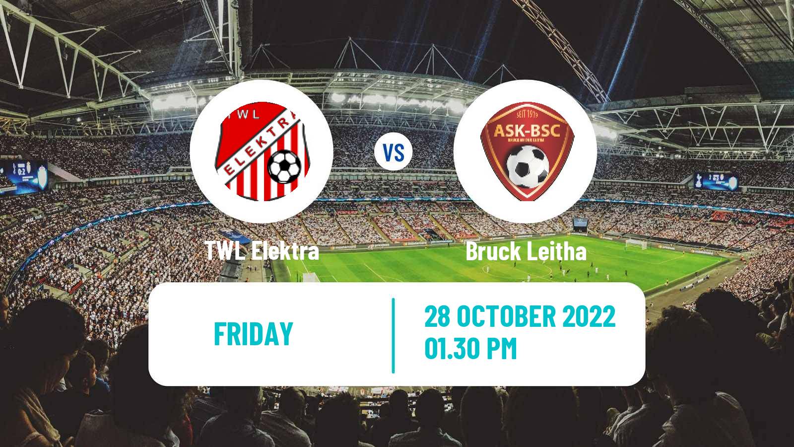 Soccer Austrian Regionalliga East TWL Elektra - Bruck Leitha