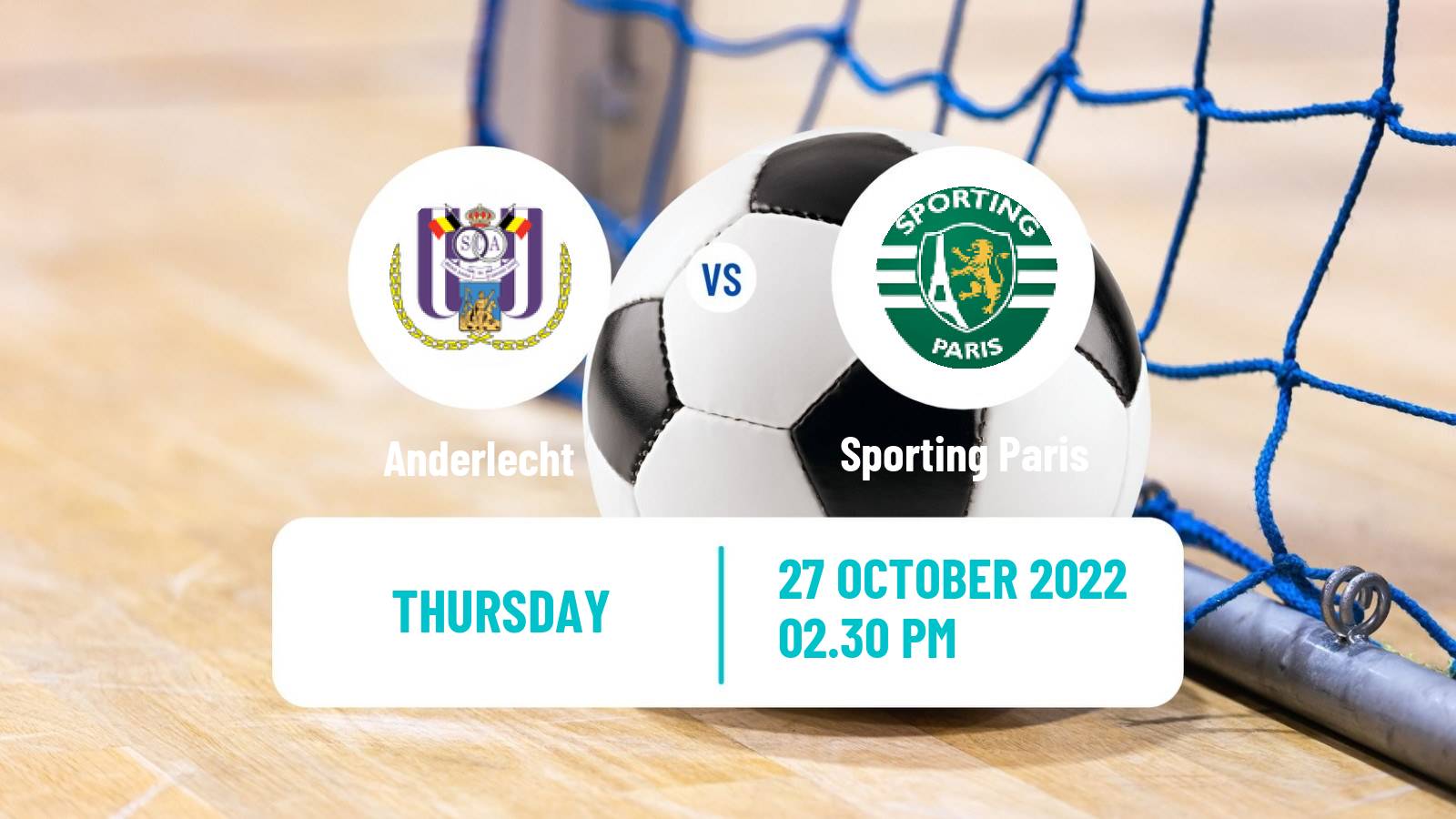 Futsal UEFA Futsal Champions League Anderlecht - Sporting Paris