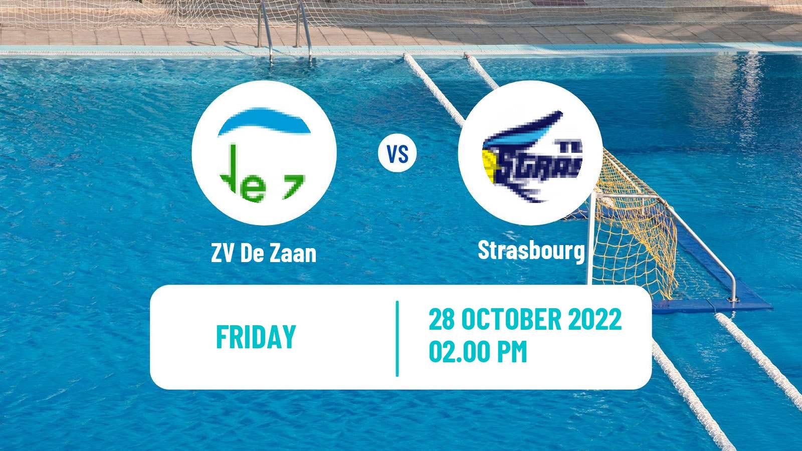Water polo Euro Cup Water Polo De Zaan - Strasbourg