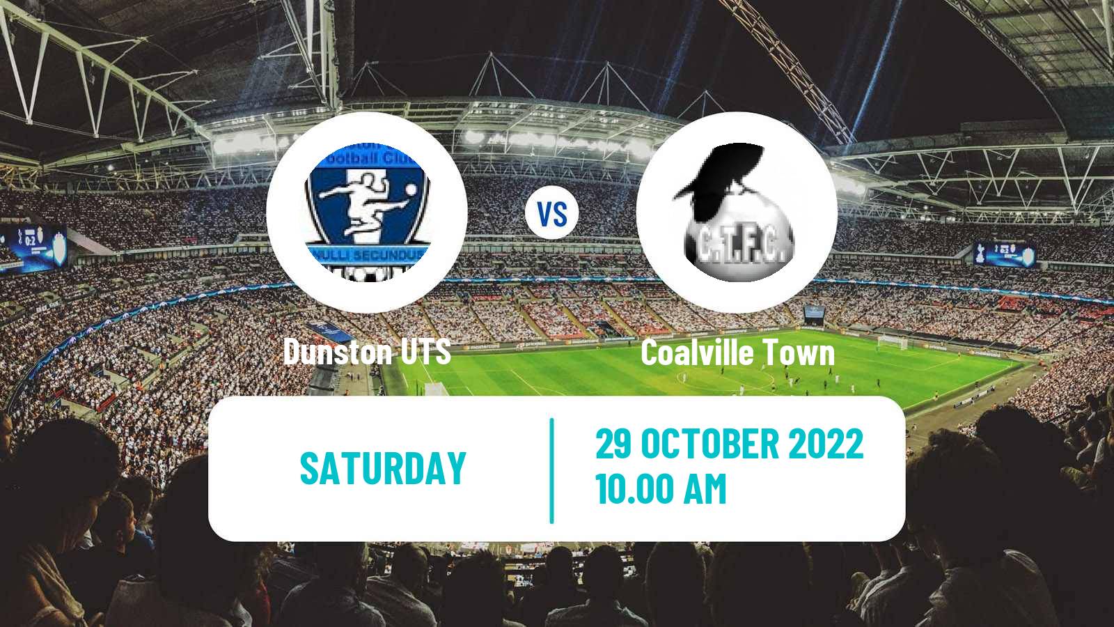 Soccer English FA Trophy Dunston UTS - Coalville Town