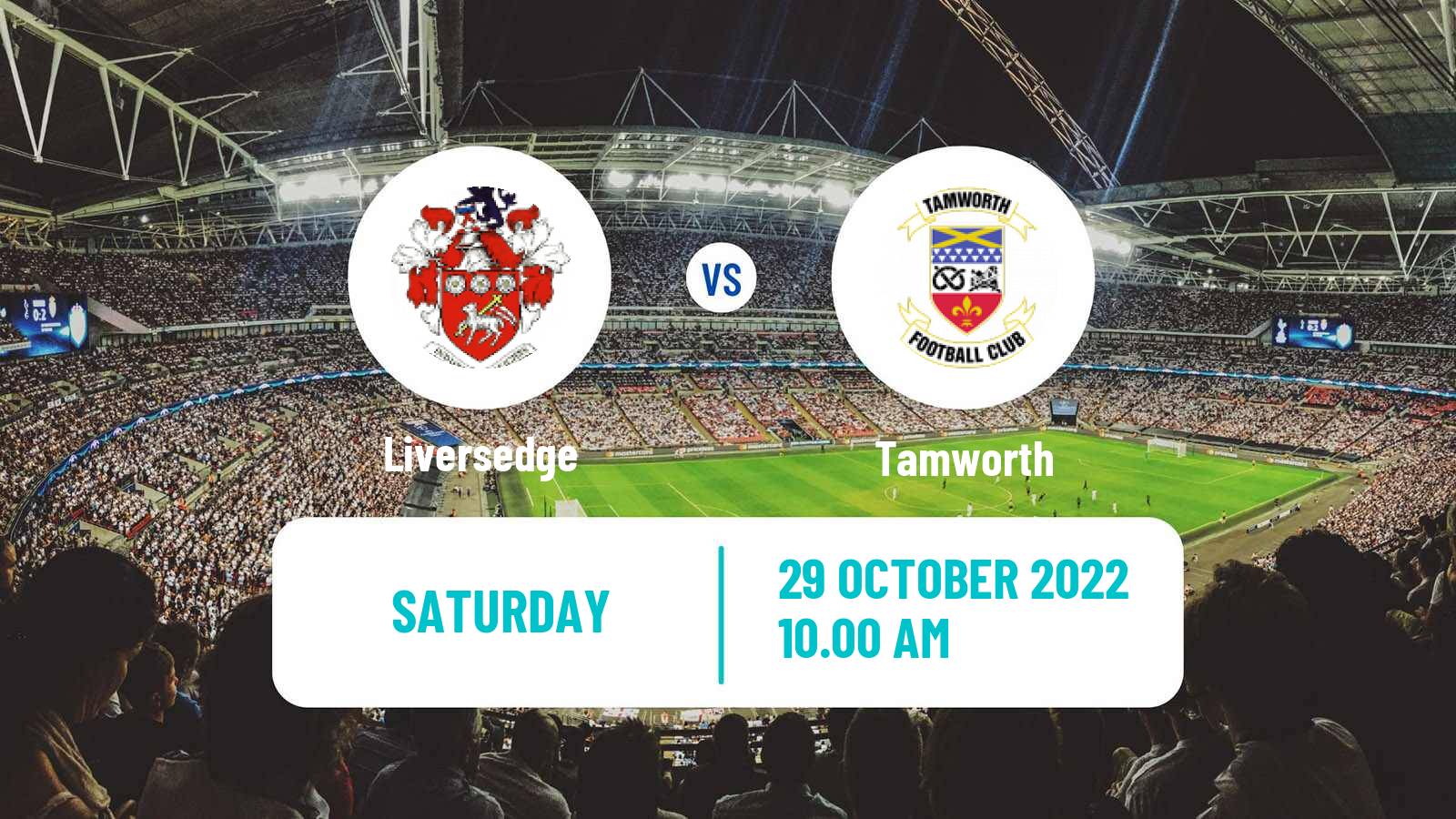 Football English FA Trophy Liversedge - Tamworth