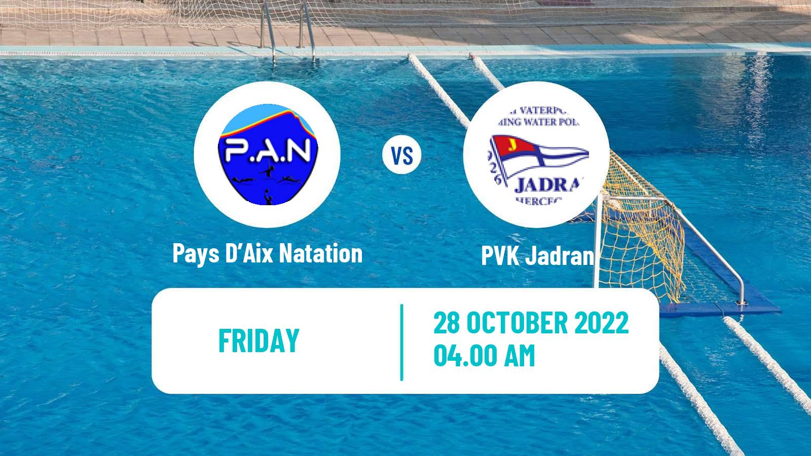 Water polo Euro Cup Water Polo Pays D’Aix Natation - PVK Jadran