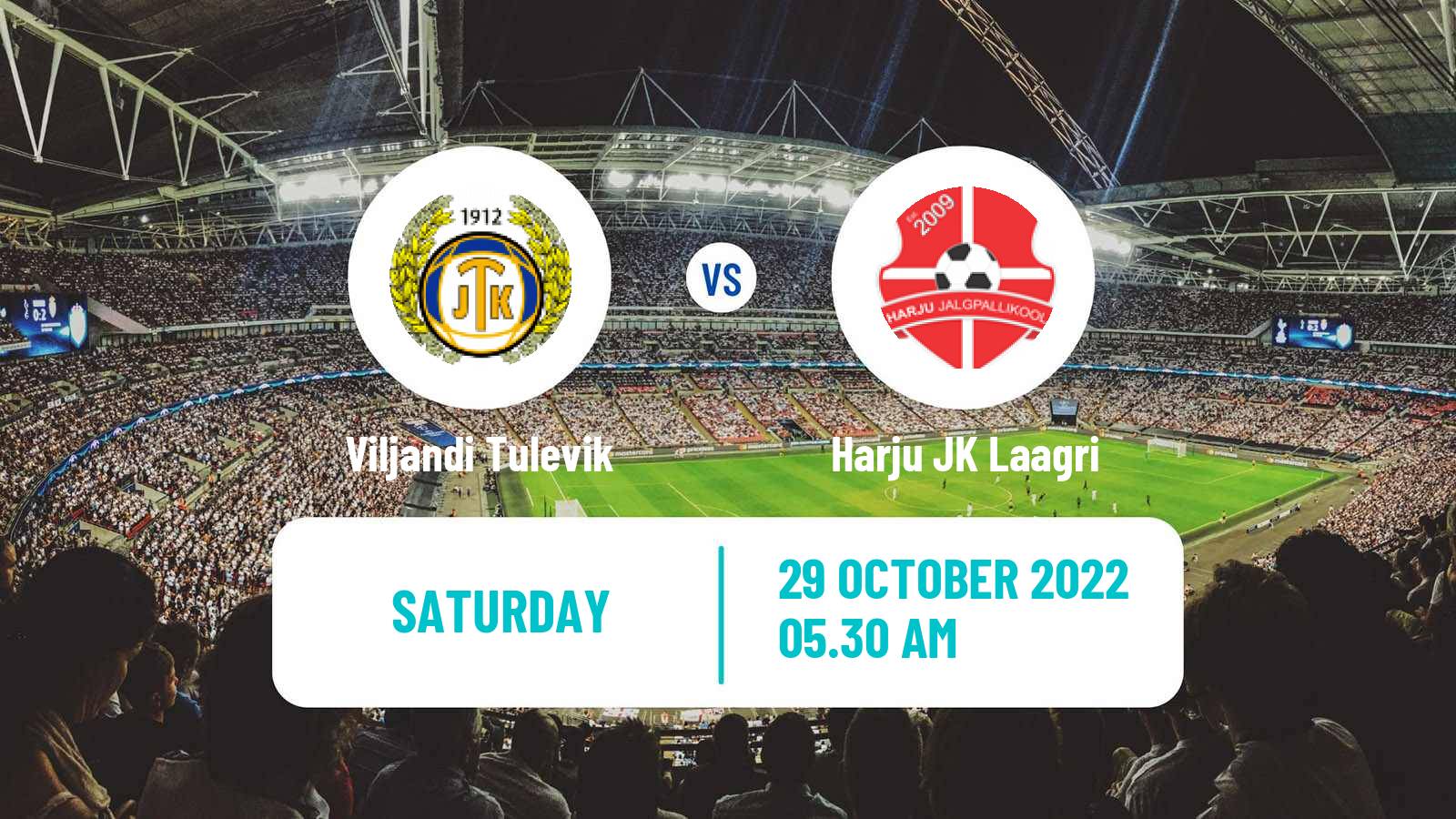 Soccer Estonian Esiliiga Viljandi Tulevik - Harju JK Laagri