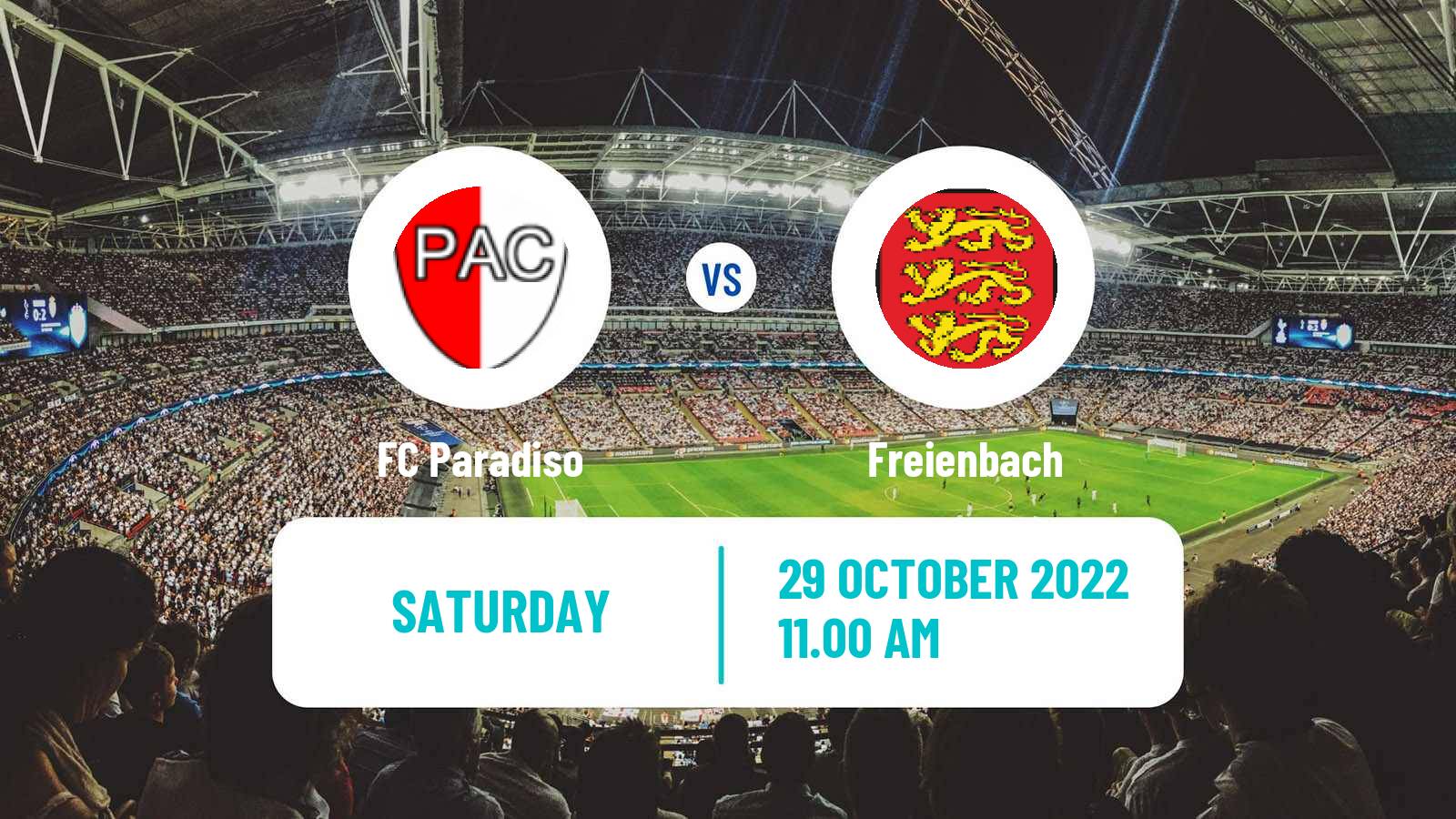 Soccer Swiss 1 Liga Classic Group 3 Paradiso - Freienbach