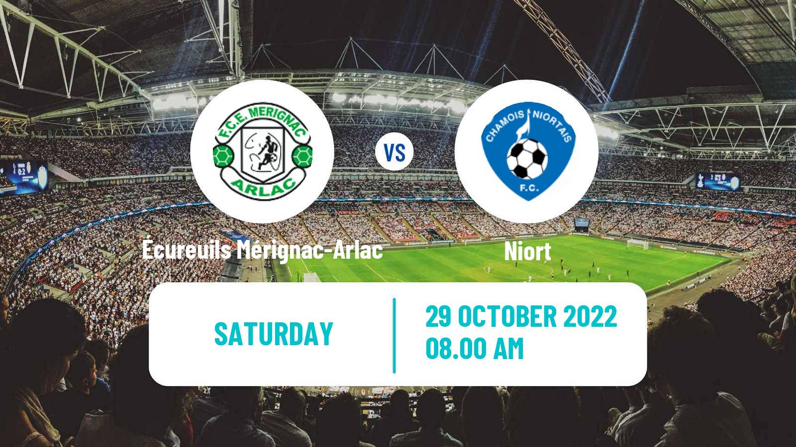 Soccer Coupe De France Écureuils Mérignac-Arlac - Niort