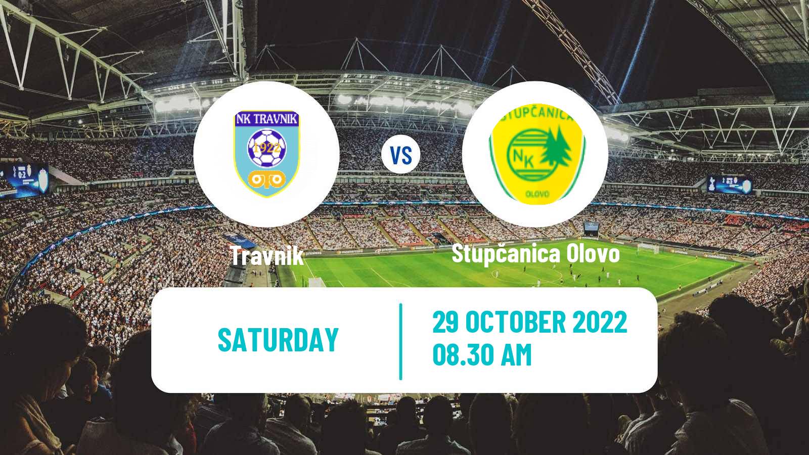 Soccer Bosnian Prva Liga FBiH Travnik - Stupčanica Olovo