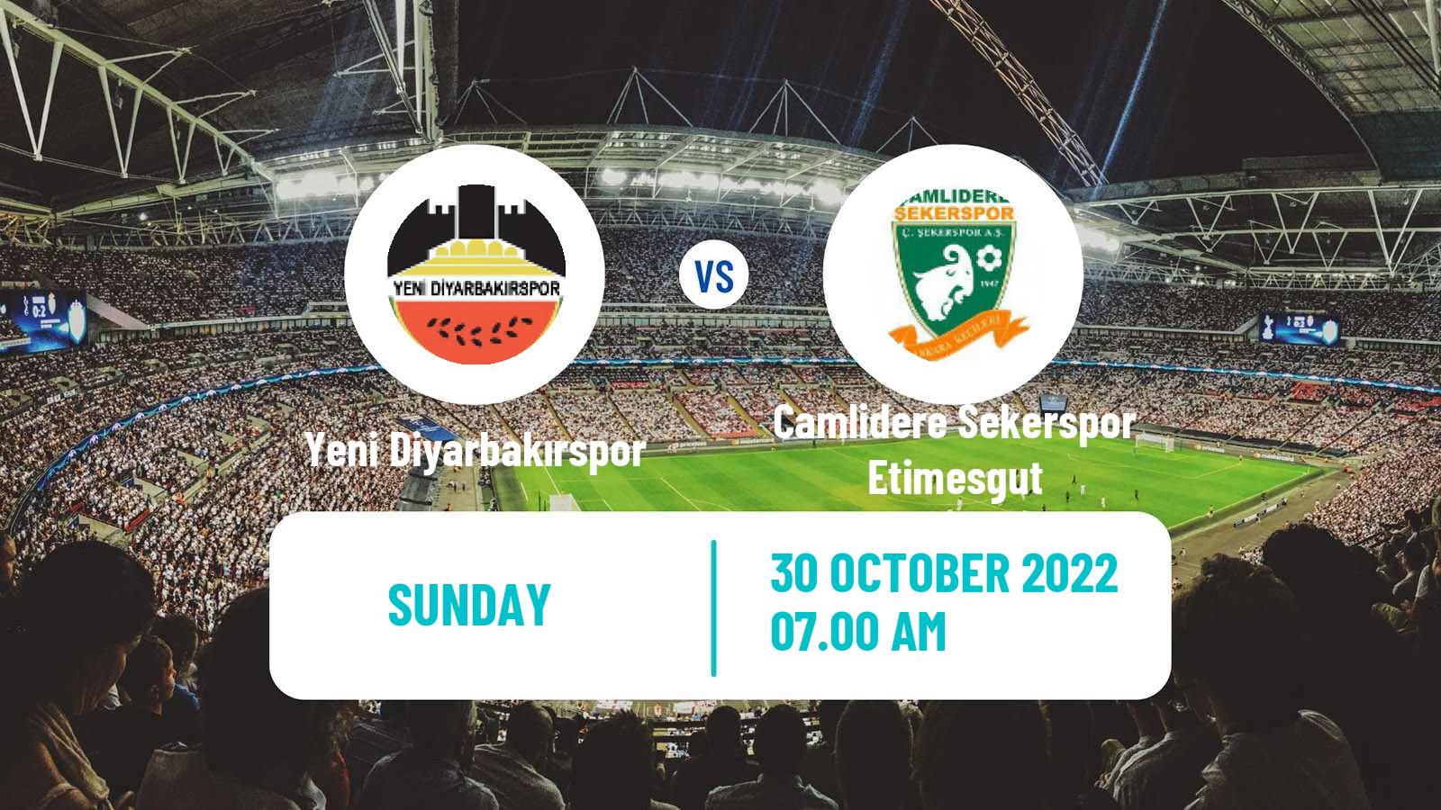 Soccer Turkish Second League Red Group Yeni Diyarbakırspor - Etimesgut