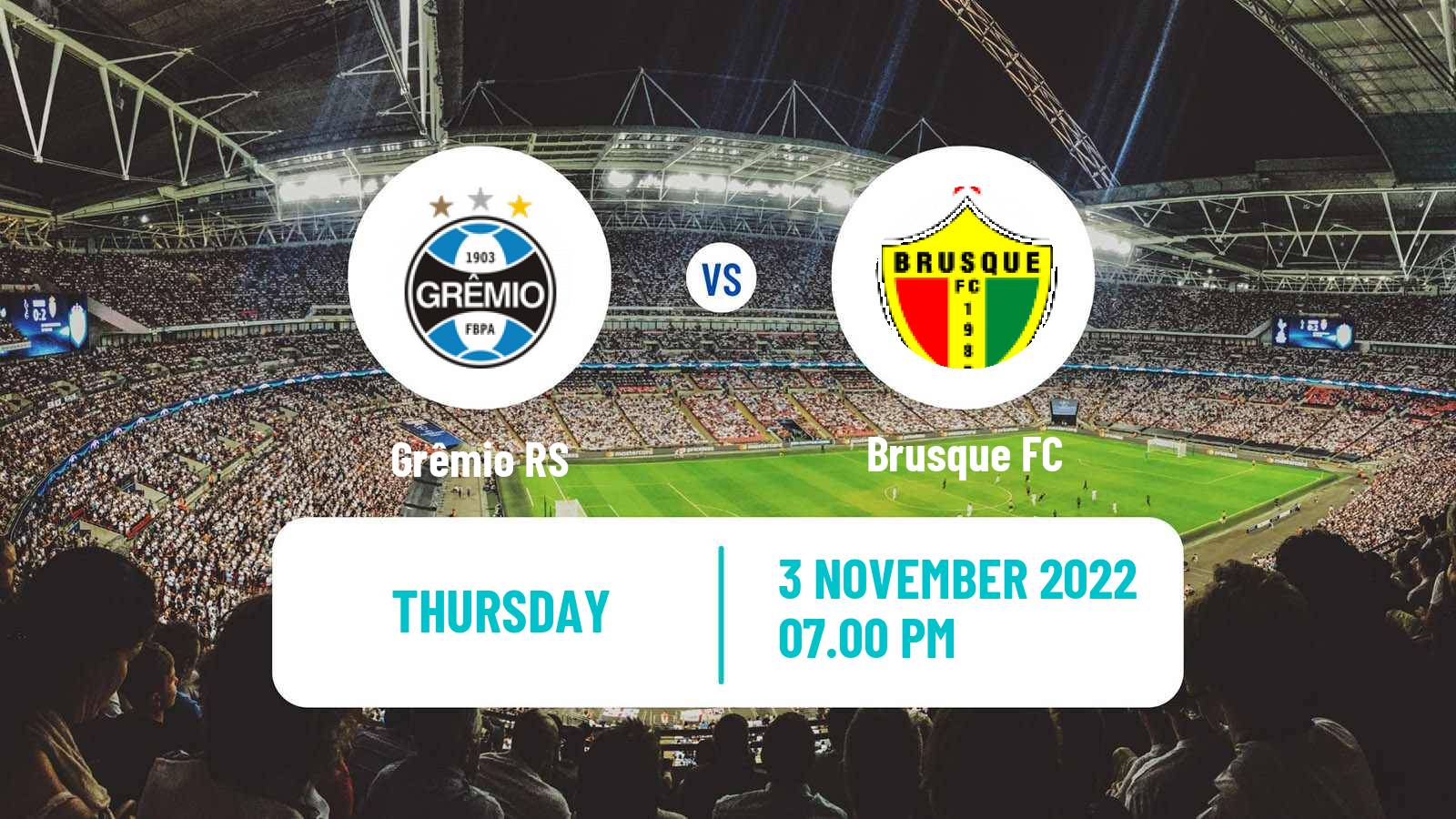 Soccer Brazilian Serie B Grêmio - Brusque