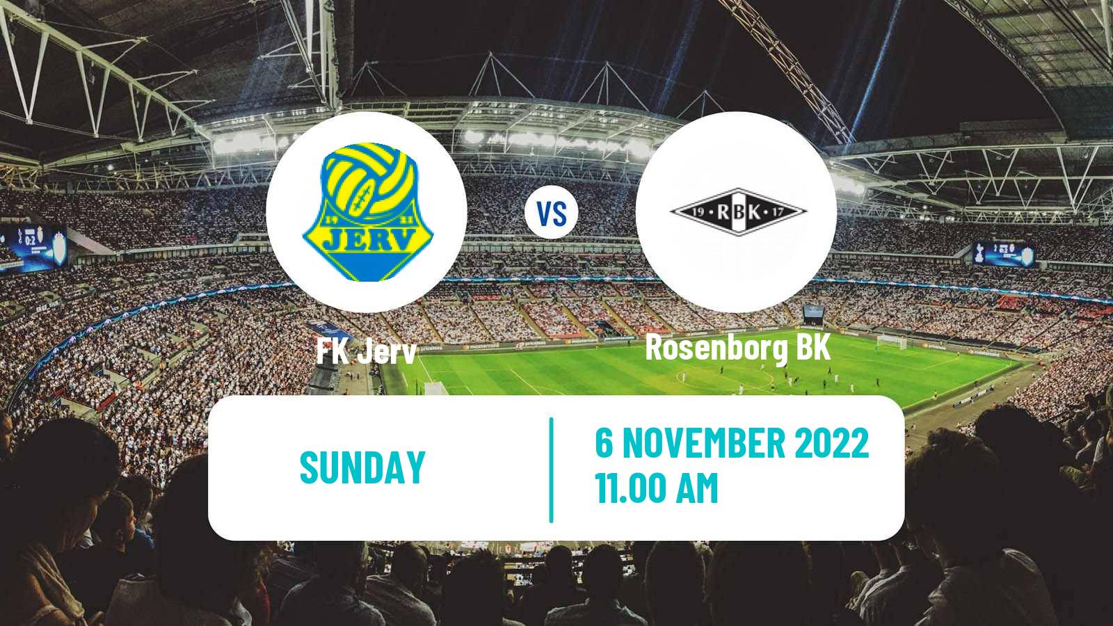 Soccer Norwegian Eliteserien Jerv - Rosenborg