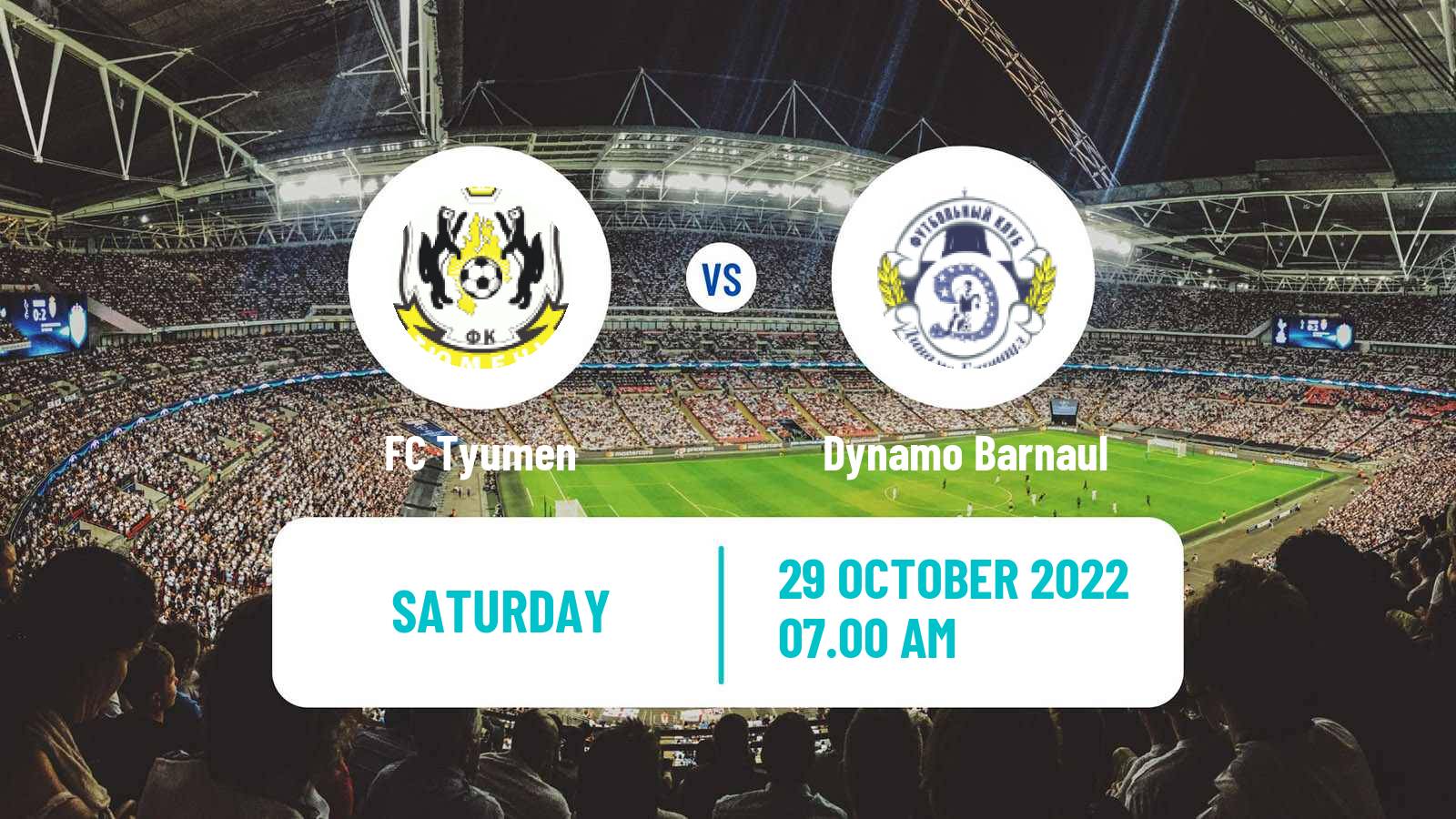 Soccer Russian FNL 2 Group 4 Tyumen - Dynamo Barnaul