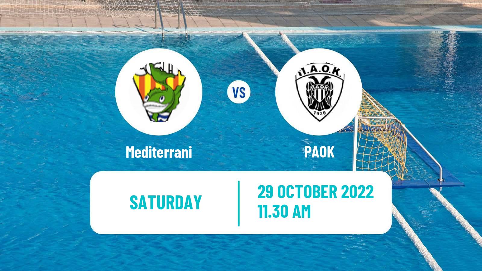 Water polo Euro Cup Water Polo Mediterrani - PAOK