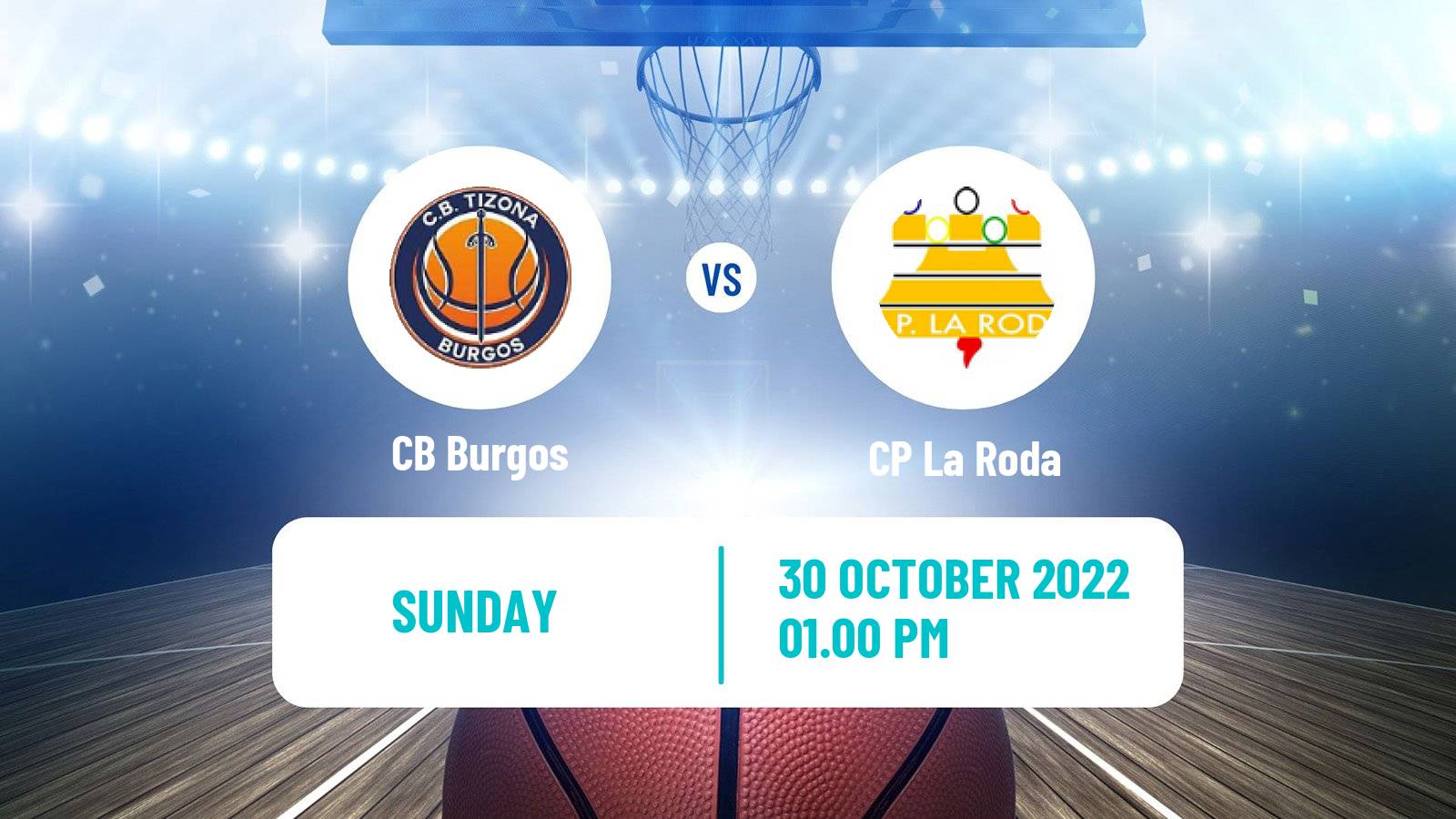 Basketball Spanish LEB Plata Burgos - La Roda