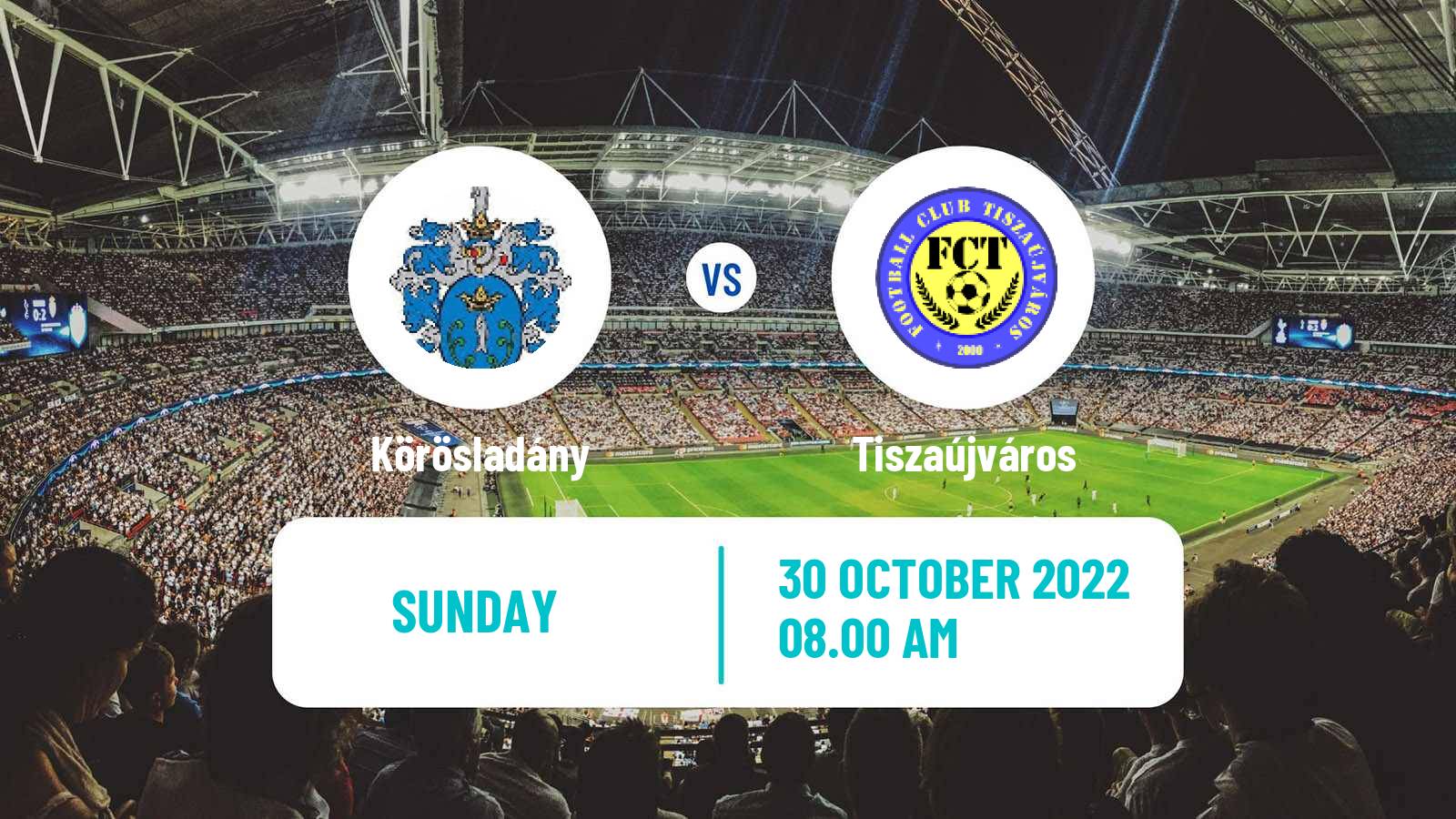 Soccer Hungarian NB III East Körösladány - Tiszaújváros