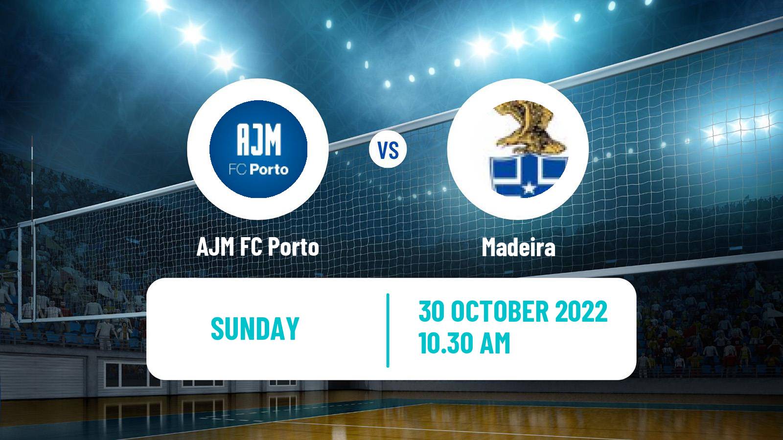 Volleyball Portuguese 1 Divisao Volleyball Women AJM FC Porto - Madeira