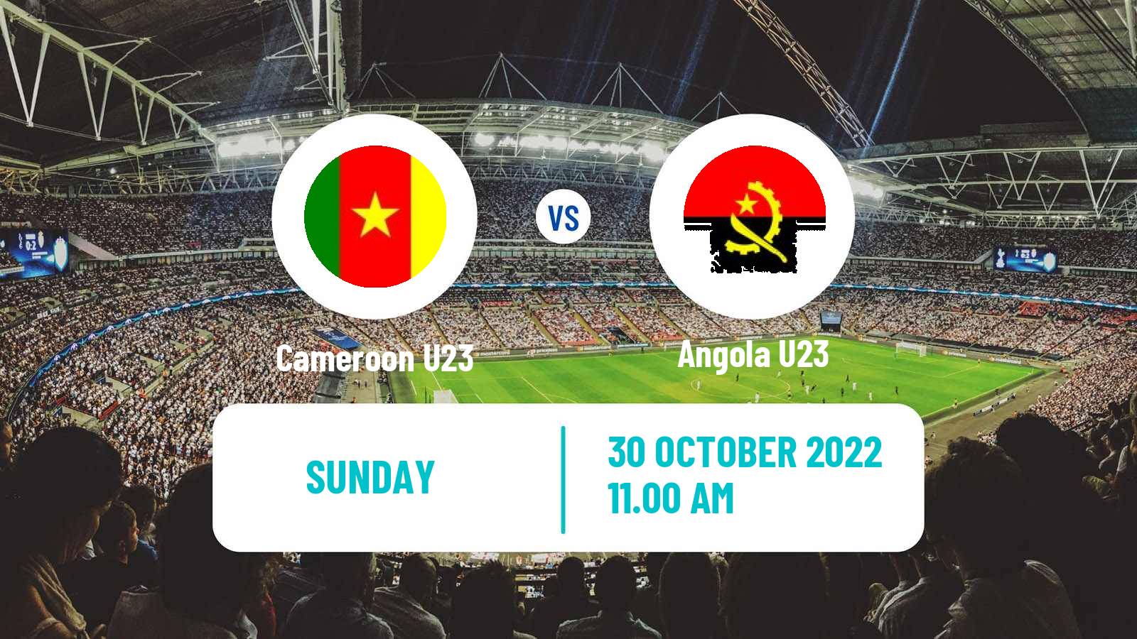 Soccer Africa Cup of Nations U23 Cameroon U23 - Angola U23
