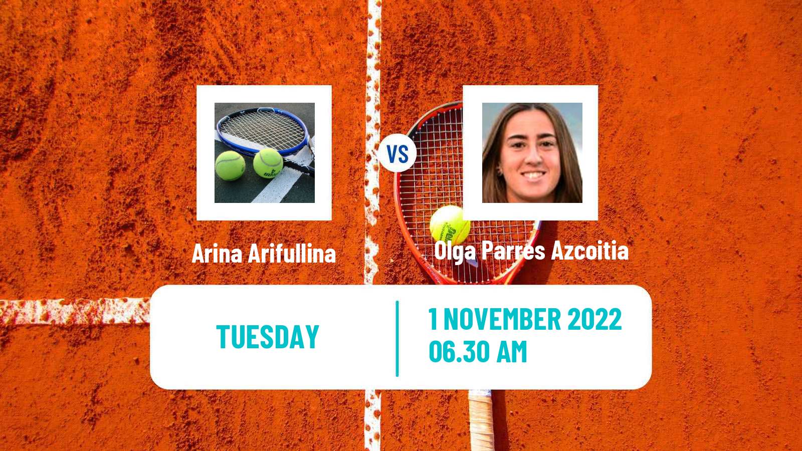 Tennis ITF Tournaments Arina Arifullina - Olga Parres Azcoitia