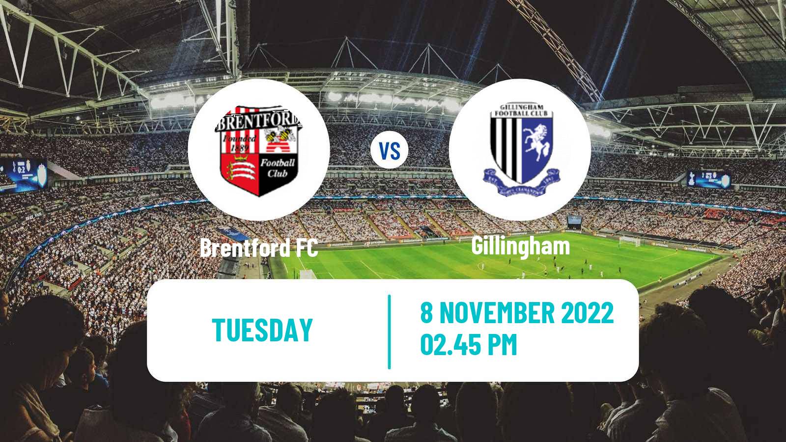 Soccer English League Cup Brentford - Gillingham