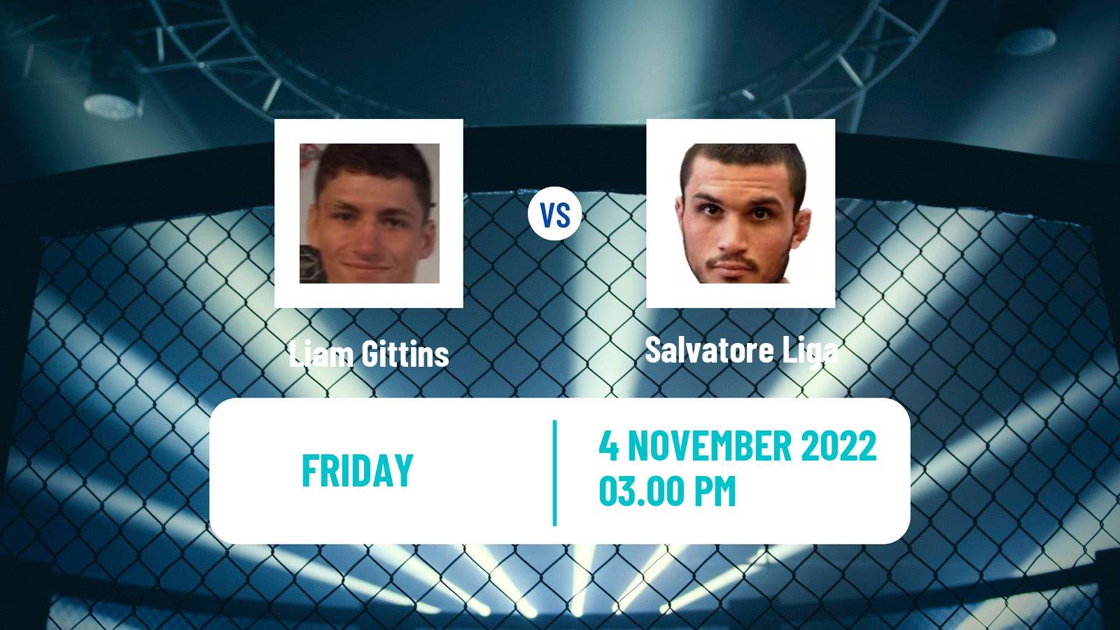 MMA MMA Liam Gittins - Salvatore Liga