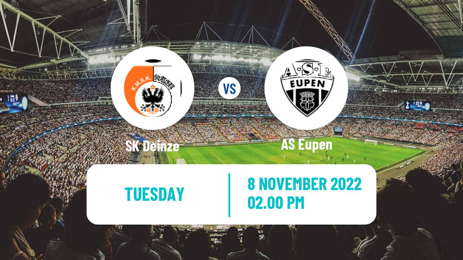 Soccer Belgian Cup Deinze - Eupen
