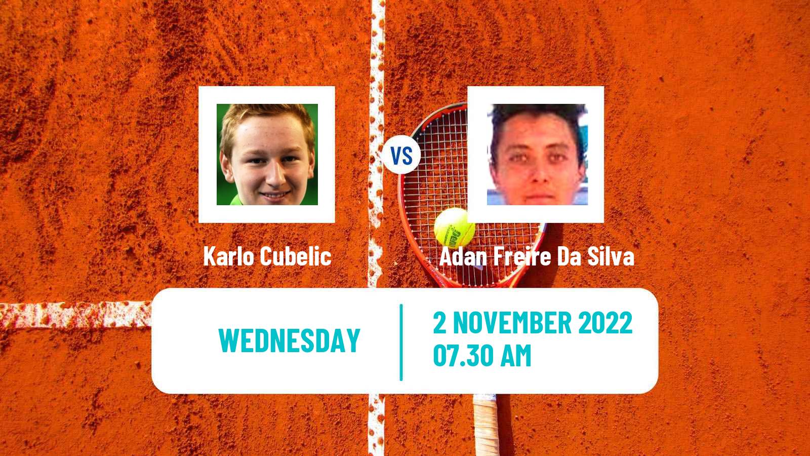 Tennis ITF Tournaments Karlo Cubelic - Adan Freire Da Silva