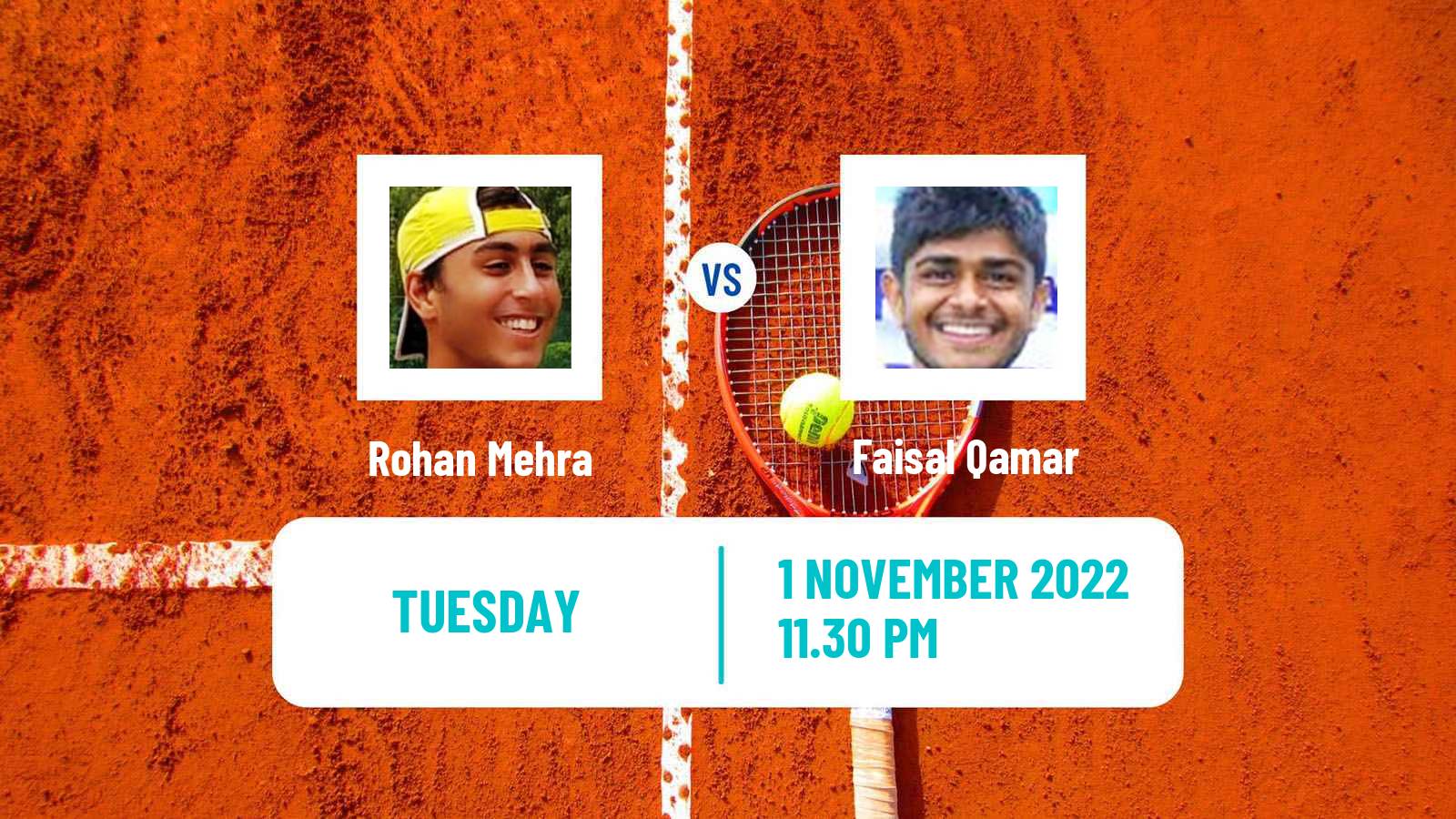 Tennis ITF Tournaments Rohan Mehra - Faisal Qamar