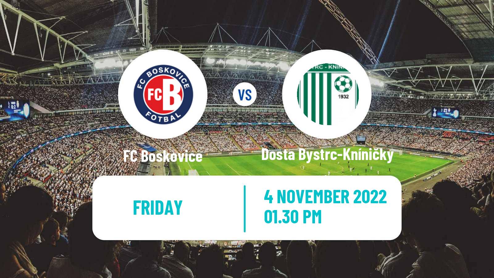 Soccer Czech Jihomoravsky KP Boskovice - Dosta Bystrc-Kníničky