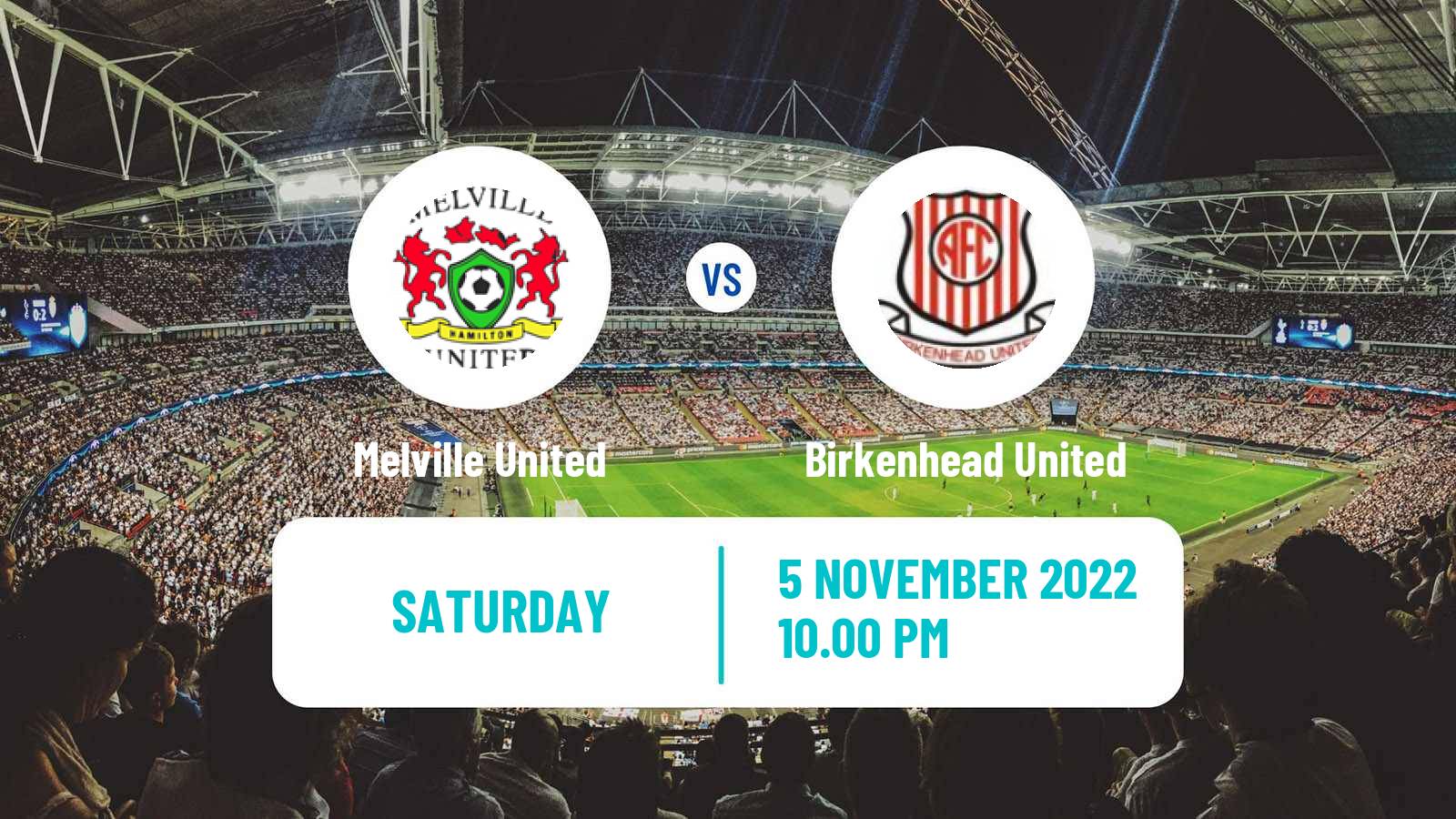 Soccer New Zealand National League Melville United - Birkenhead United