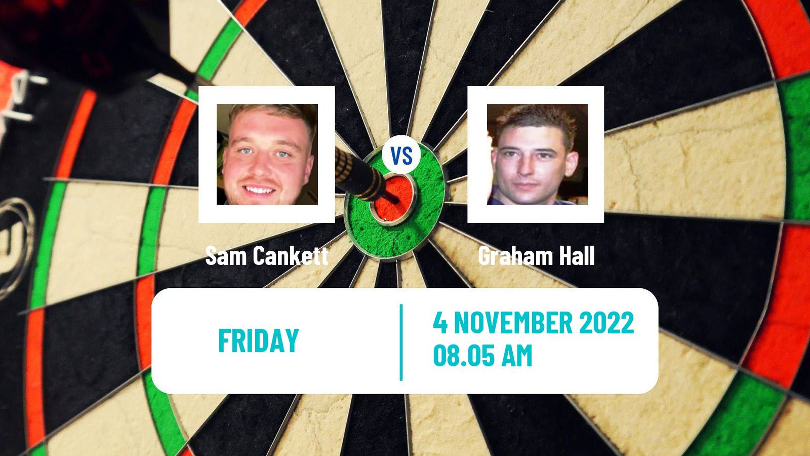 Darts Darts Sam Cankett - Graham Hall