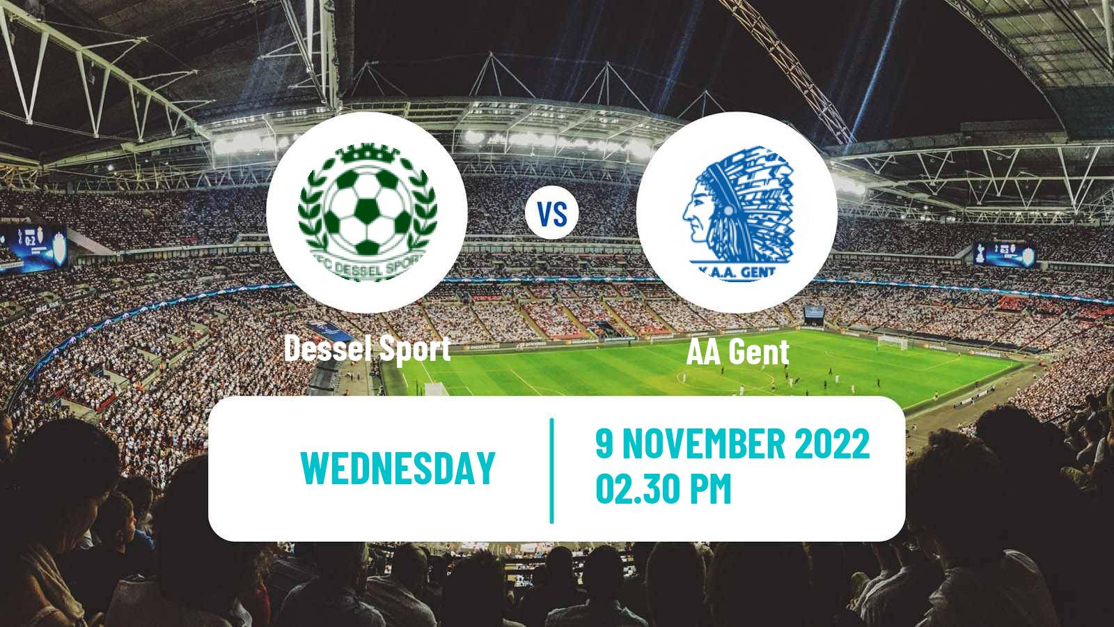 Soccer Belgian Cup Dessel Sport - Gent