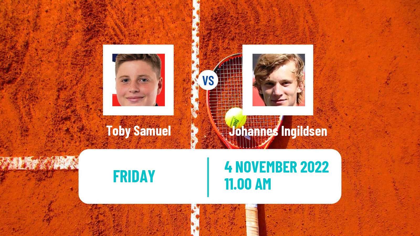 Tennis ITF Tournaments Toby Samuel - Johannes Ingildsen