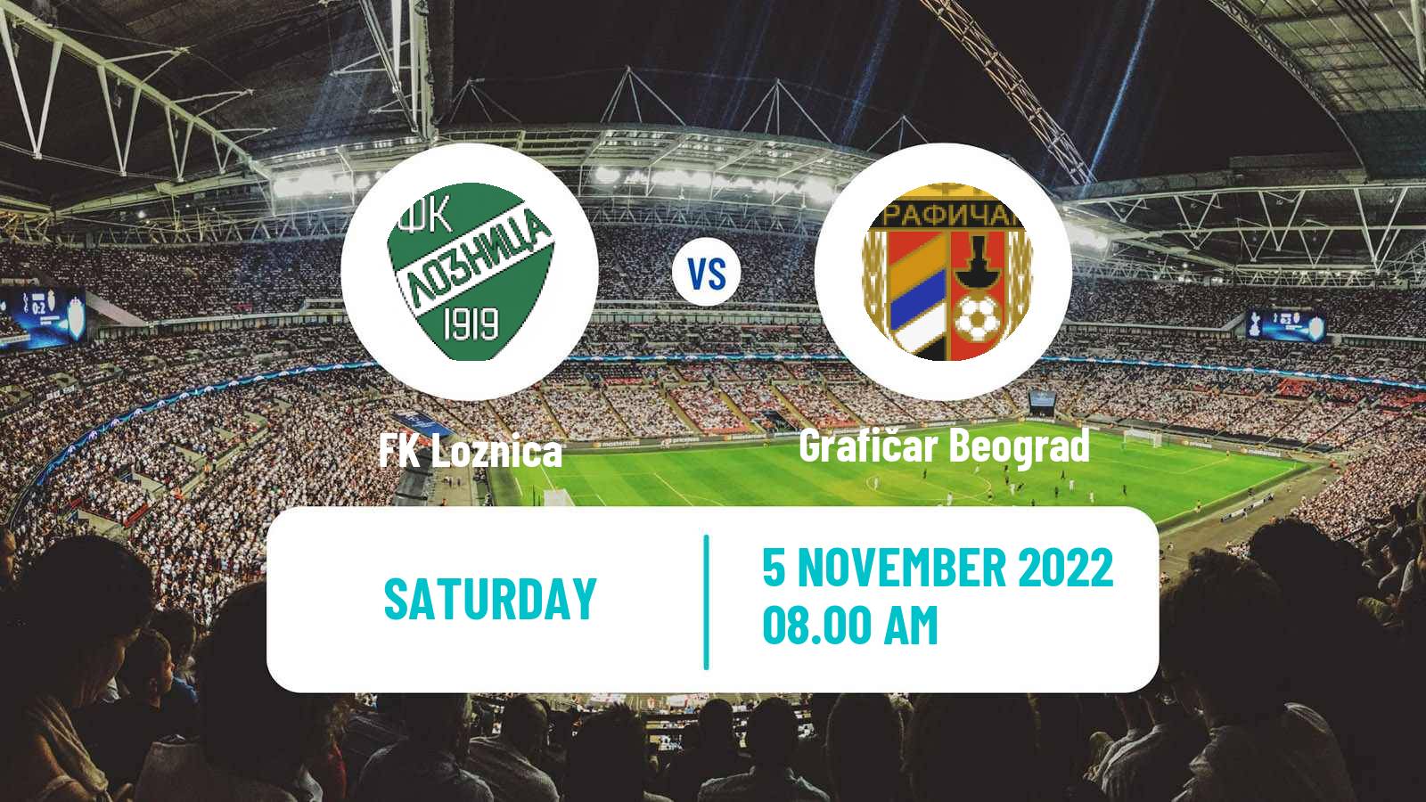 Soccer Serbian Prva Liga Loznica - Grafičar Beograd