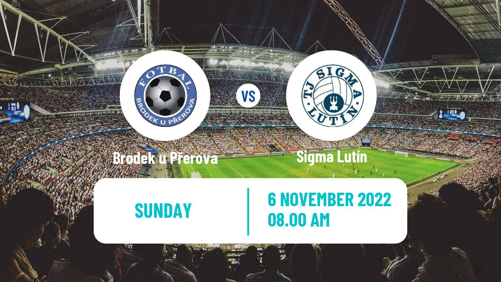 Soccer Czech Olomoucky KP Brodek u Přerova - Sigma Lutín