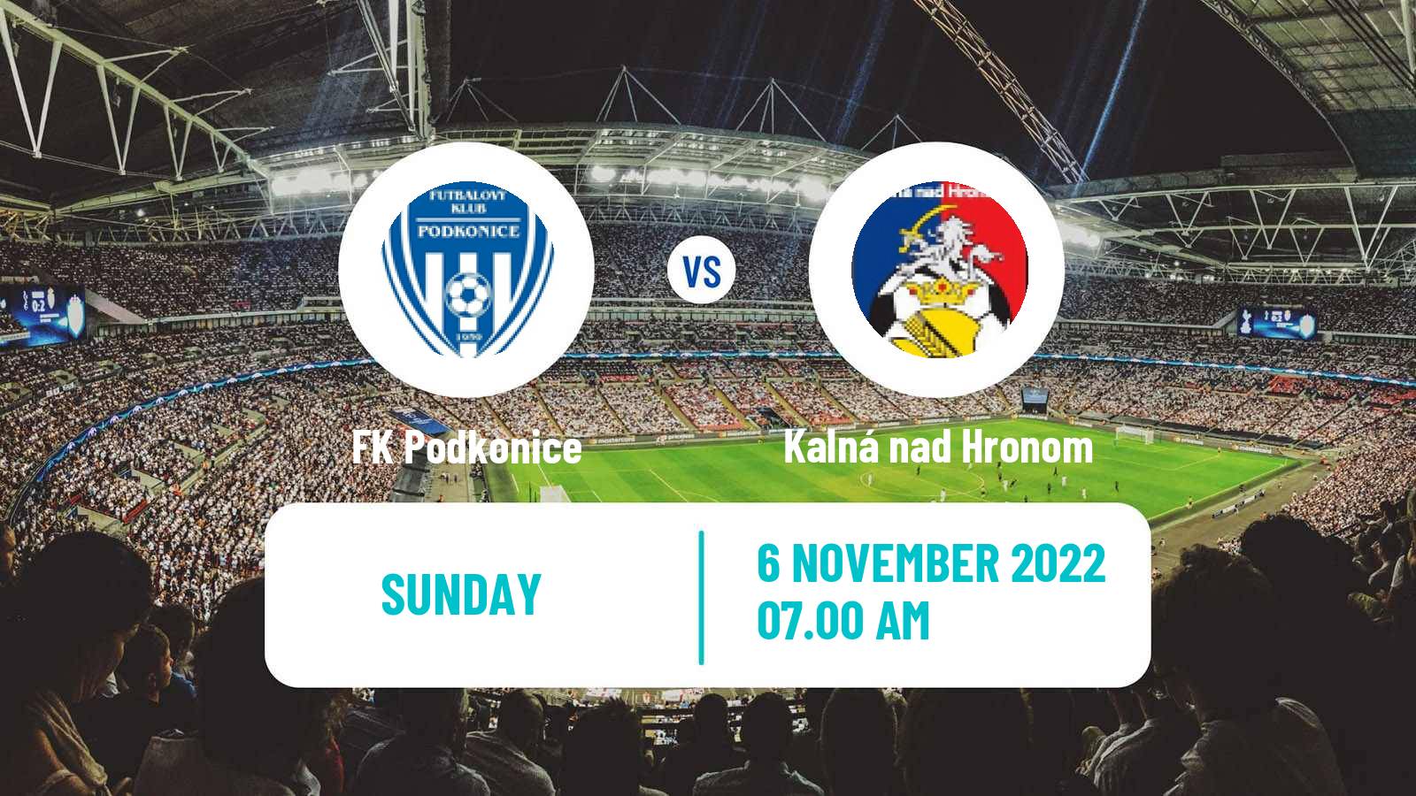 Soccer Slovak 3 Liga West Podkonice - Kalná nad Hronom