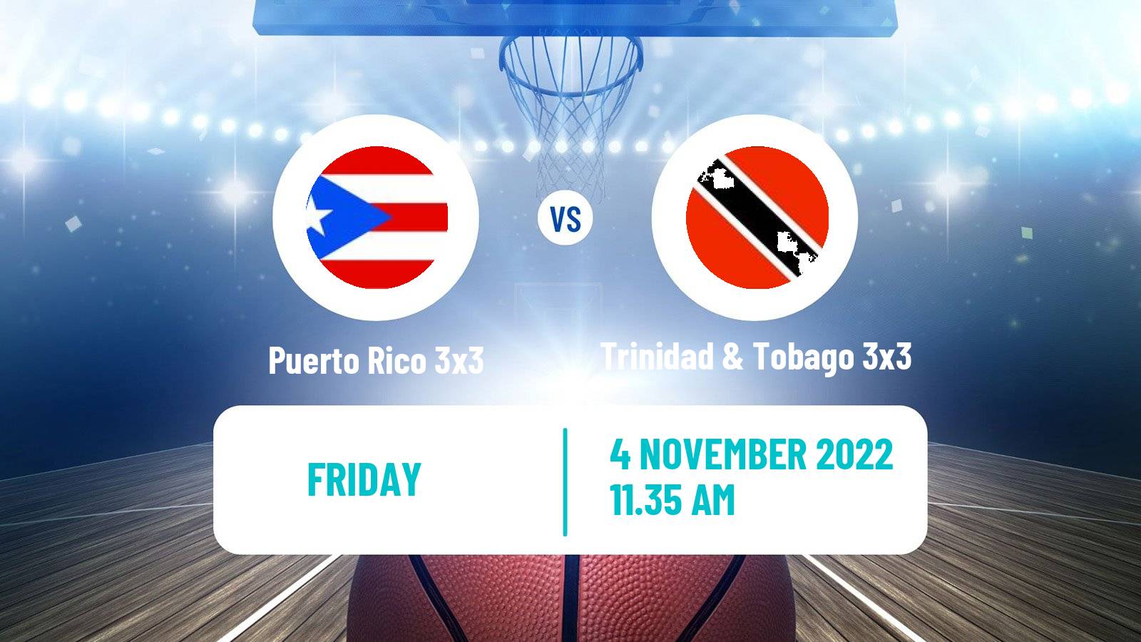 Basketball Americup 3x3 Puerto Rico 3x3 - Trinidad & Tobago 3x3